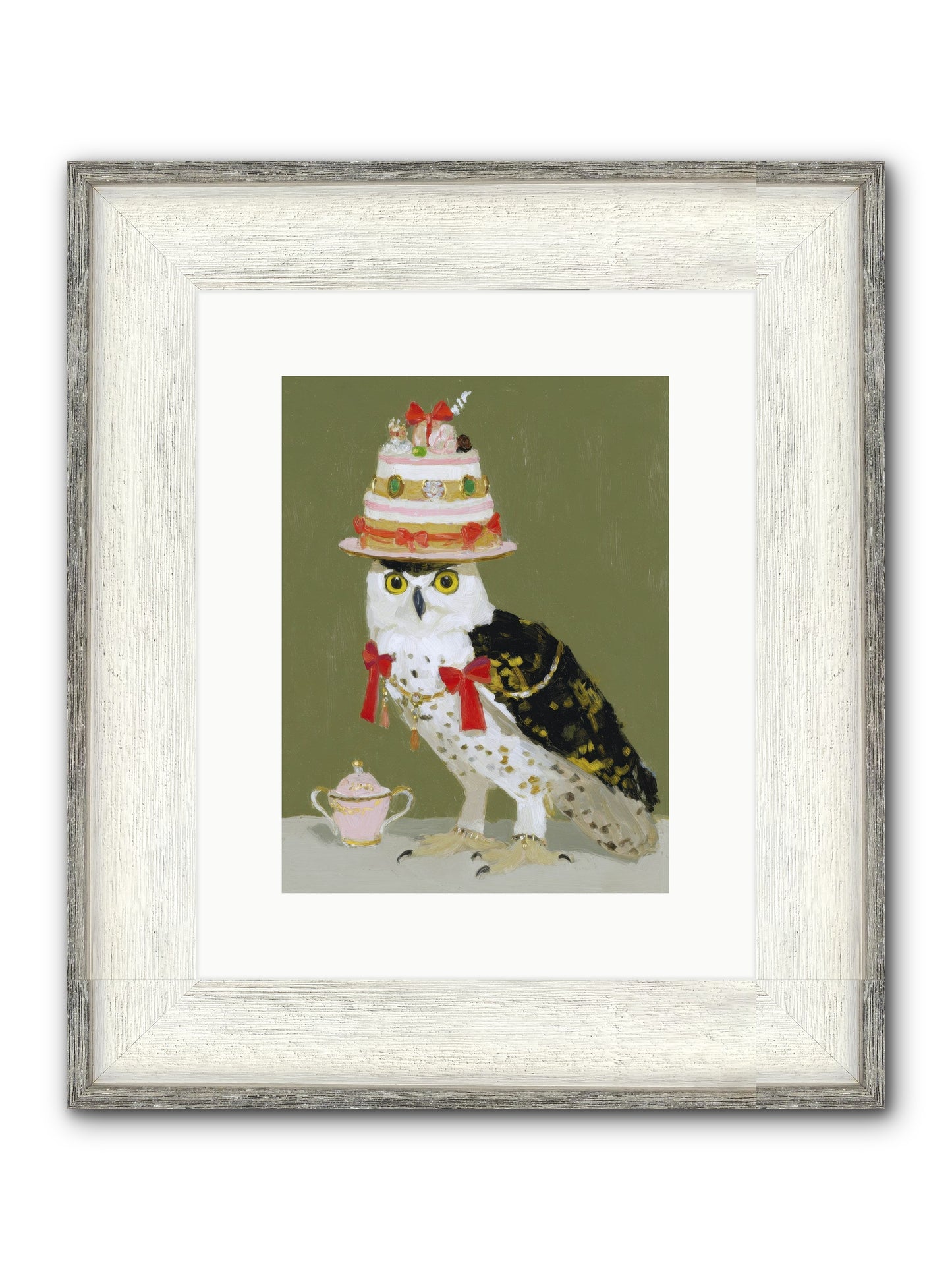 Treasured Whirlwind Framed Print - Driftwood White 9x12