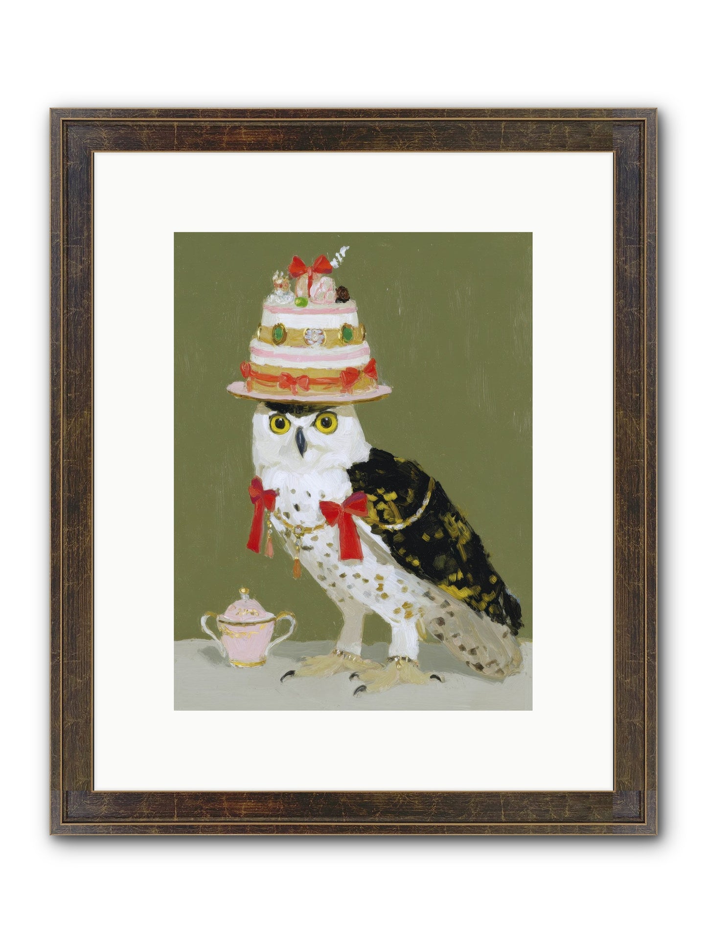 Treasured Whirlwind Framed Print - Slimwoods Black/Gold 9x12