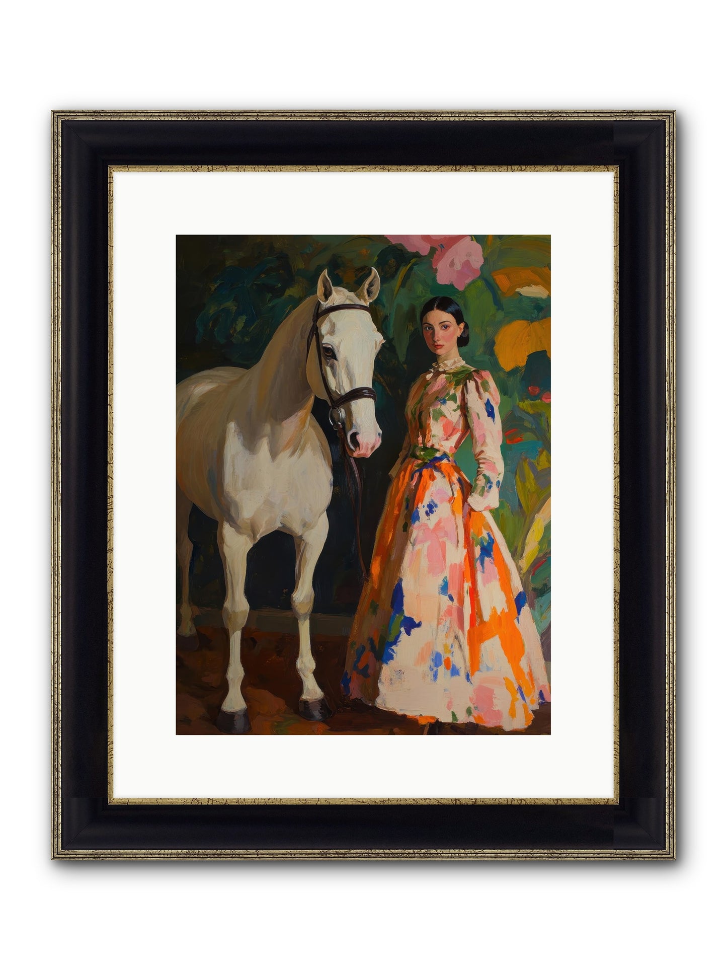Twilight Champion Framed Print - Black & Gold 12x16