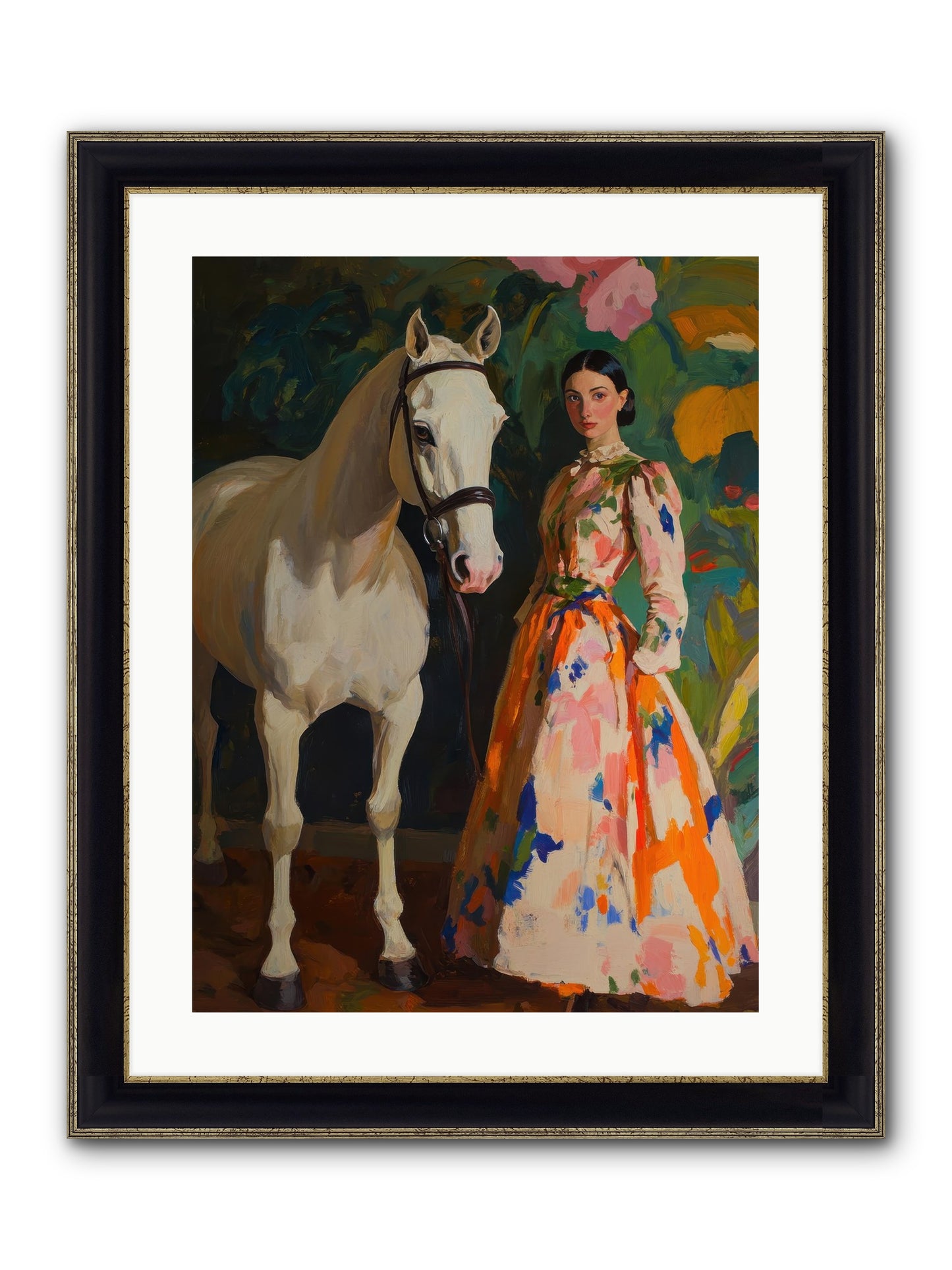 Twilight Champion Framed Print - Black & Gold 18x24
