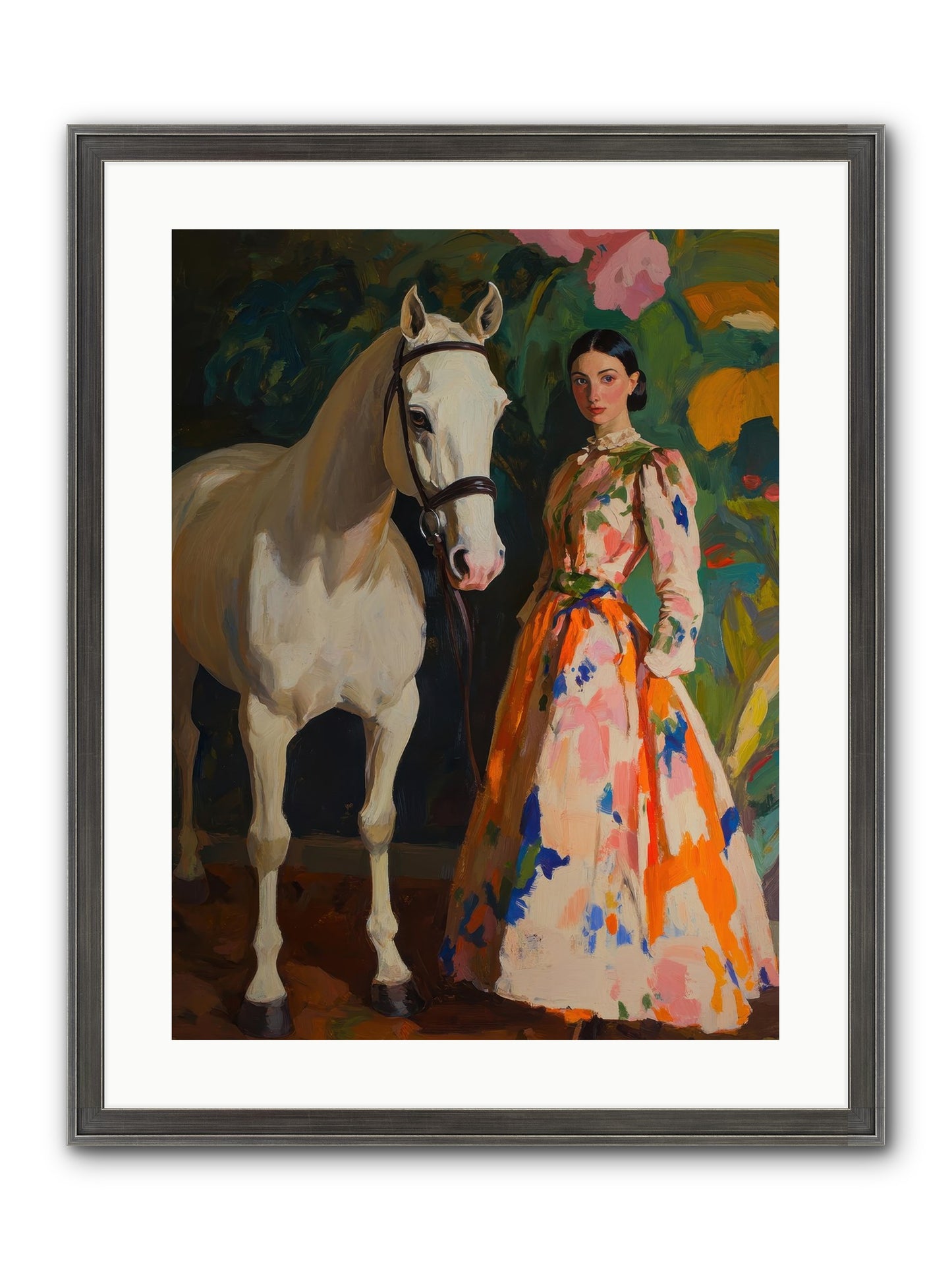Twilight Champion Framed Print - Slimwoods Black/Silver 18x24