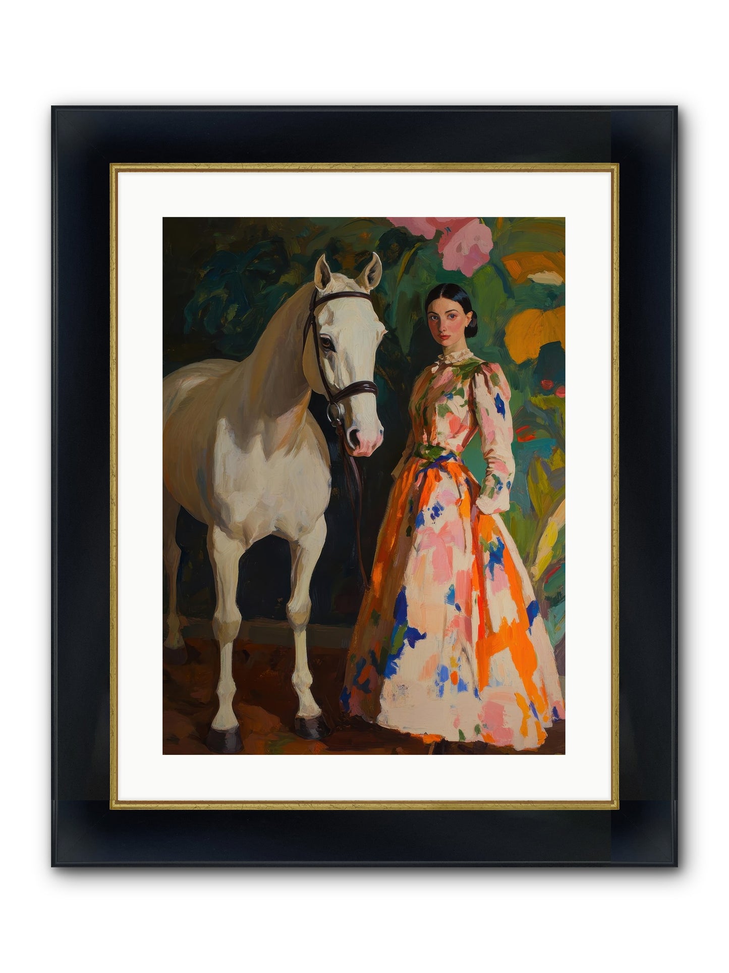Twilight Champion Framed Print - Wide Black w/Gold 18x24