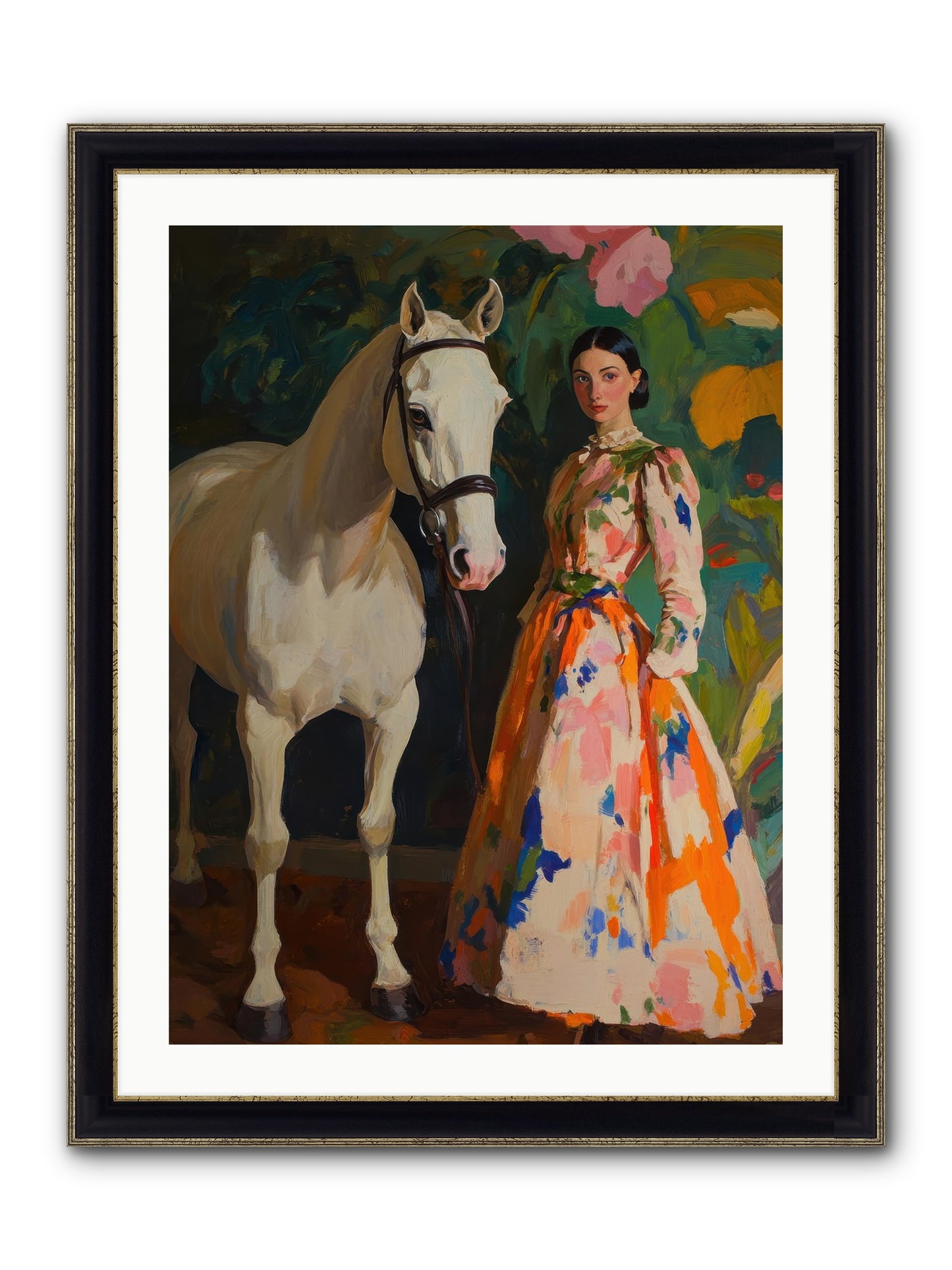 Twilight Champion Framed Print - Black & Gold 24x32