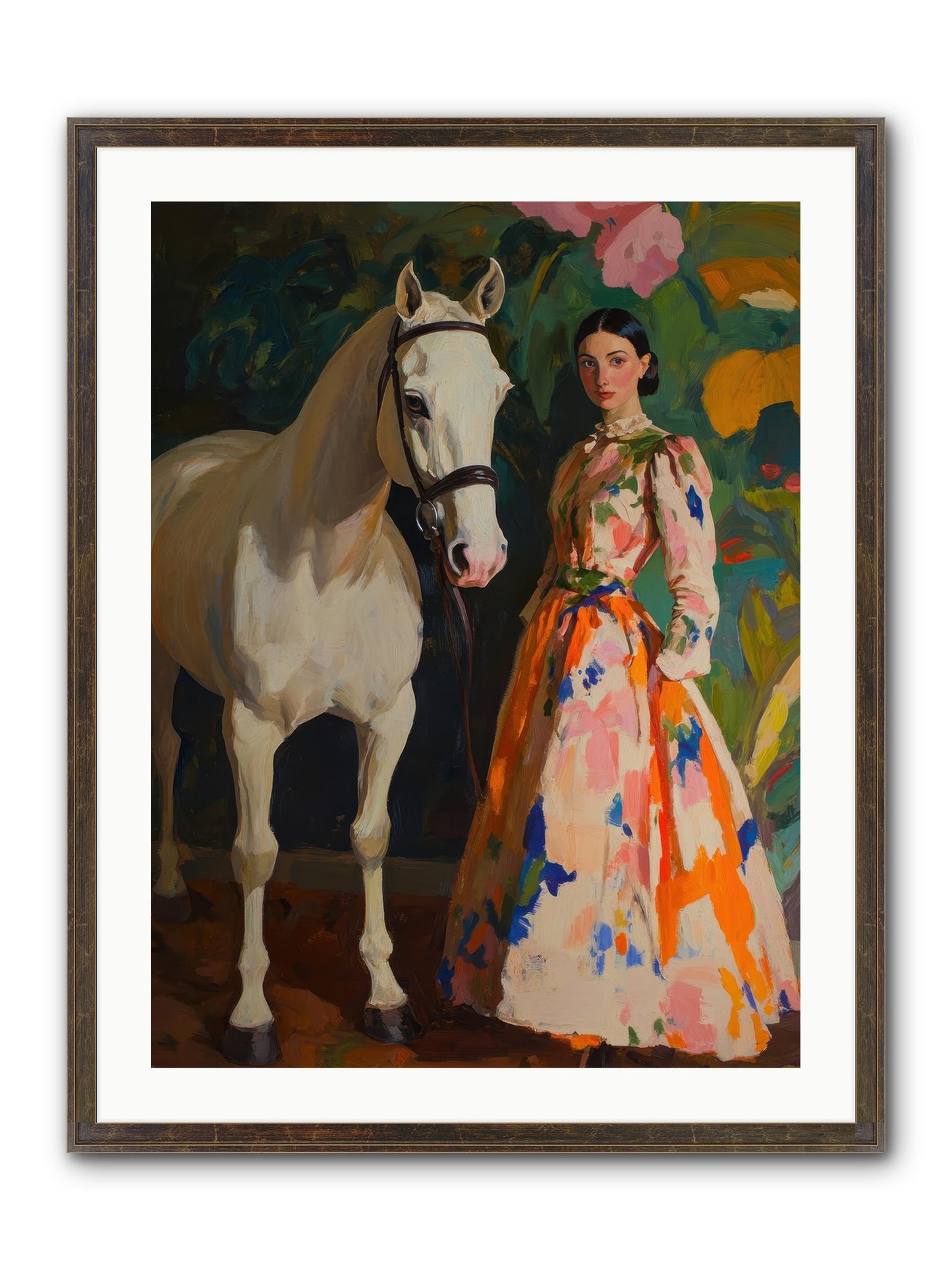 Twilight Champion Framed Print - Slimwoods Black/Gold 24x32
