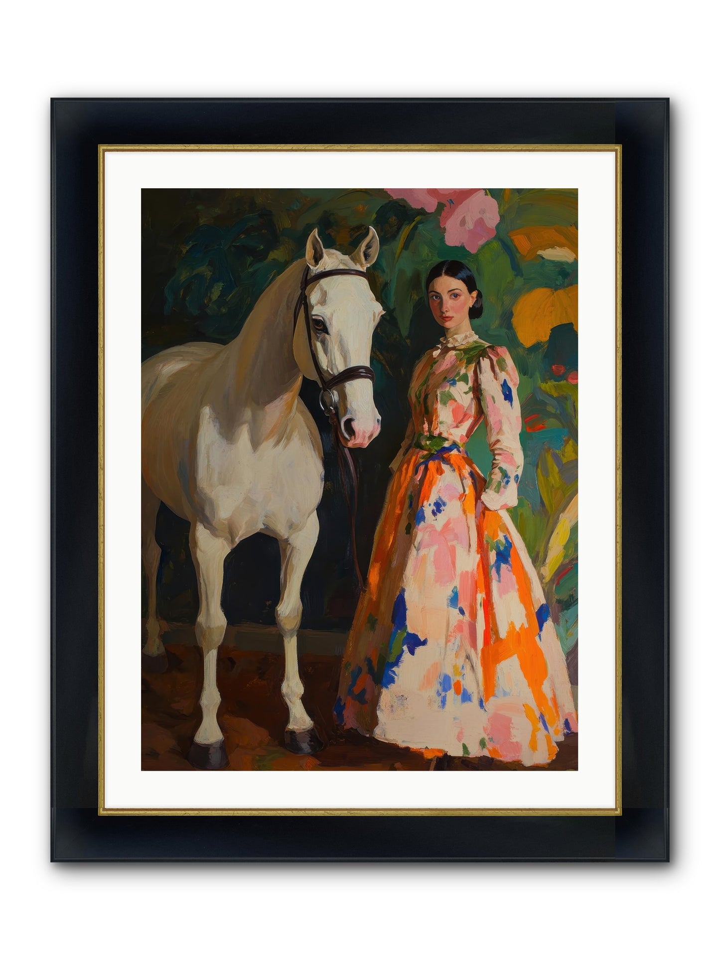 Twilight Champion Framed Print - Wide Black w/Gold 24x32