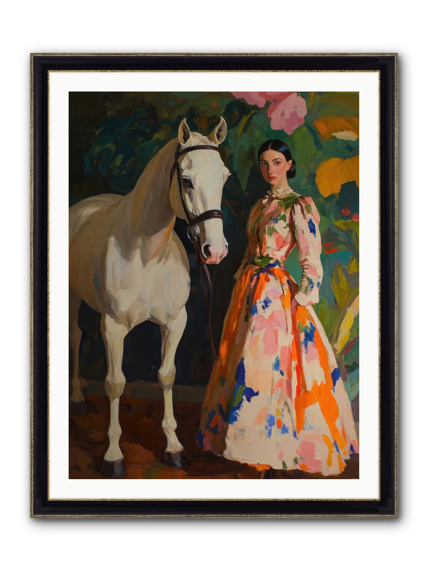 Twilight Champion Framed Print - Black & Gold 30x40