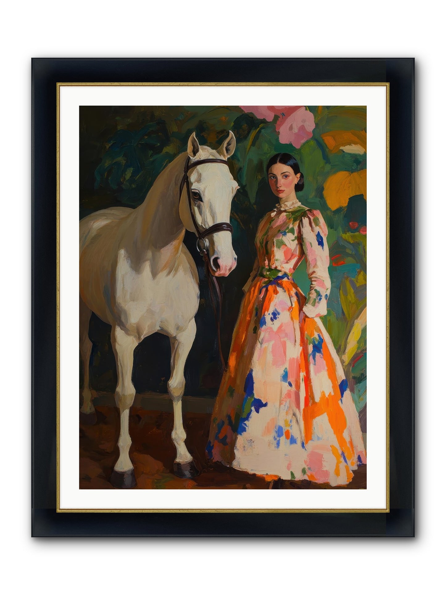 Twilight Champion Framed Print - Wide Black w/Gold 30x40