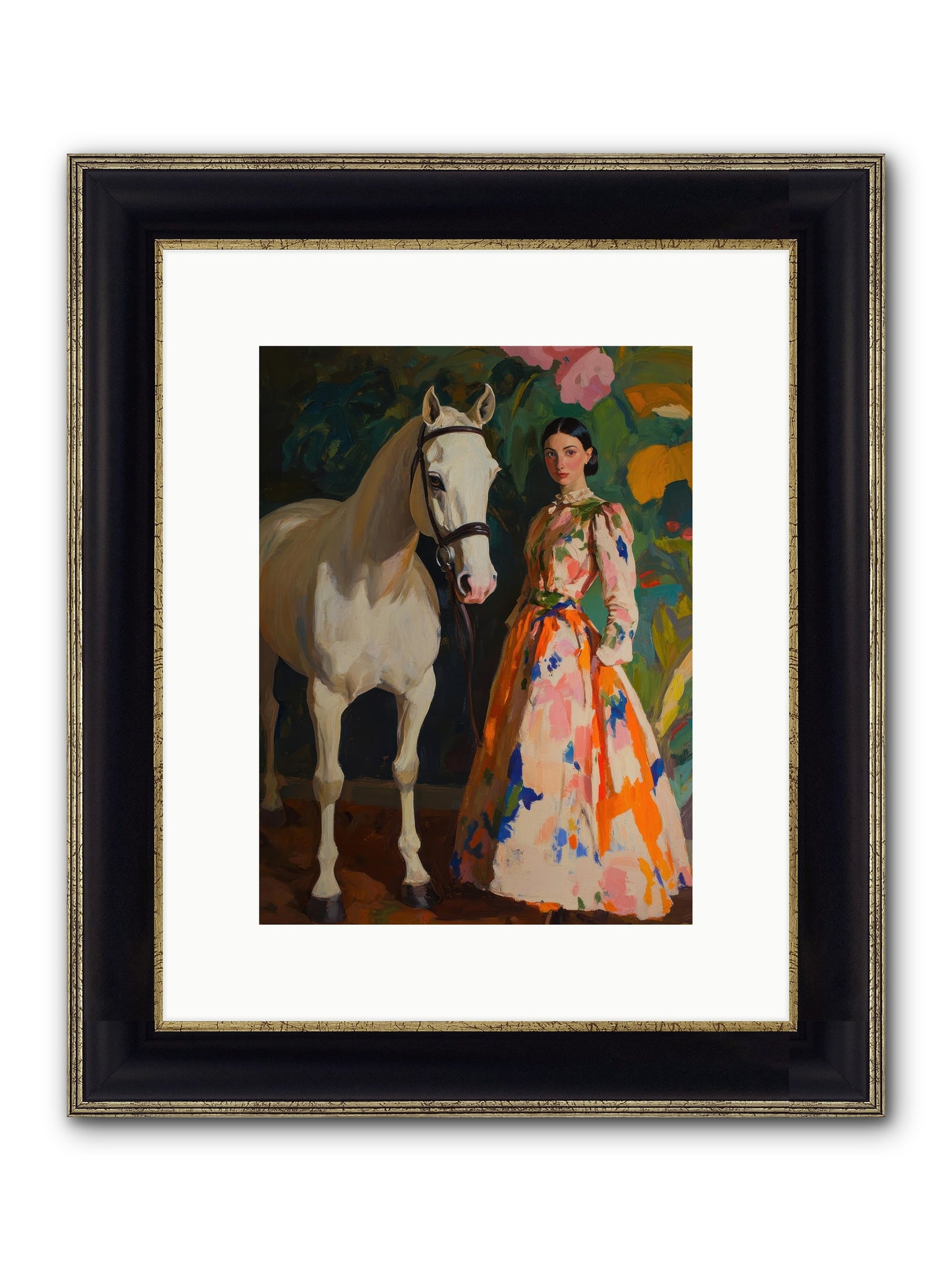 Twilight Champion Framed Print - Black & Gold 9x12
