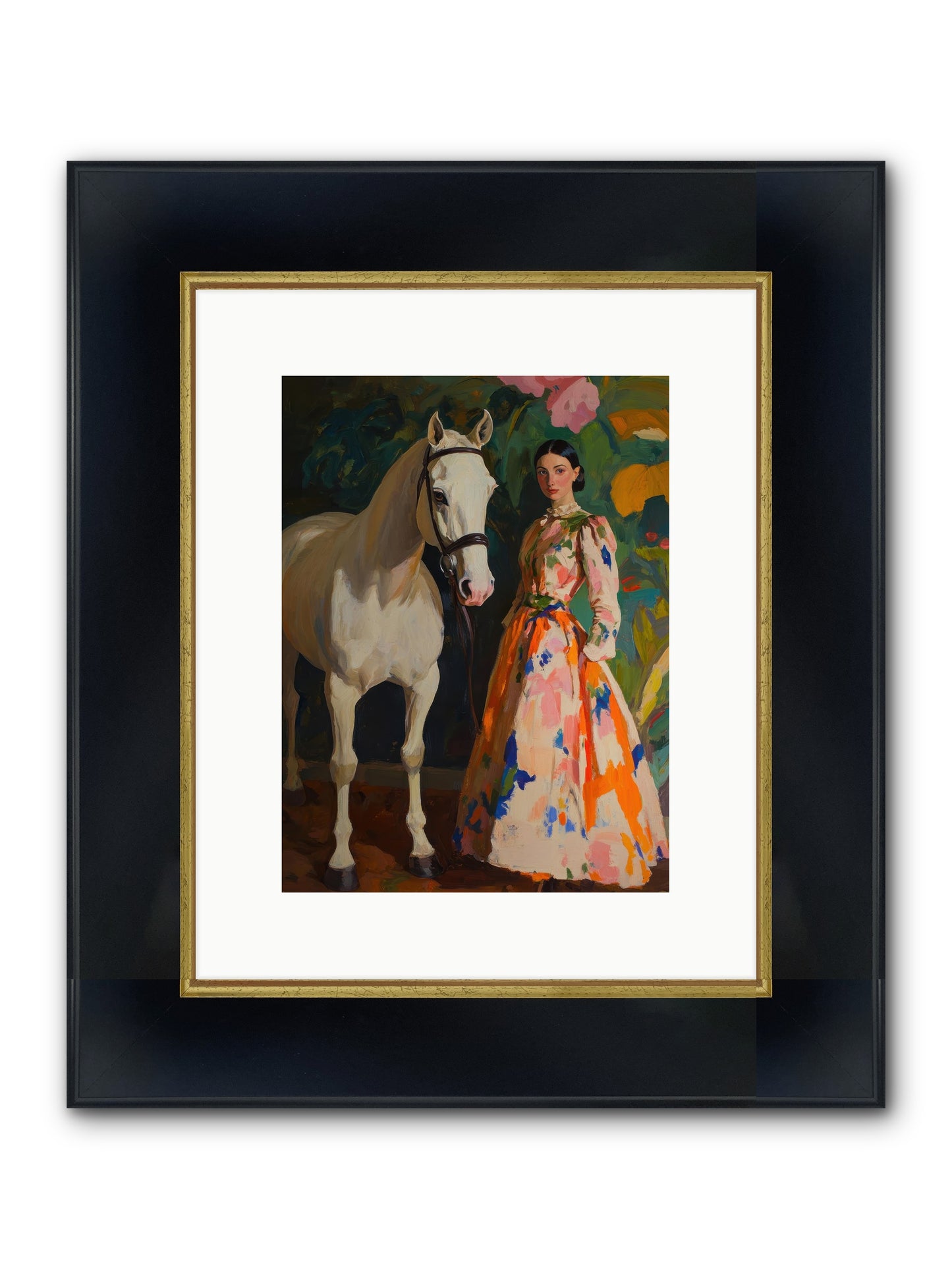 Twilight Champion Framed Print - Wide Black w/Gold 9x12