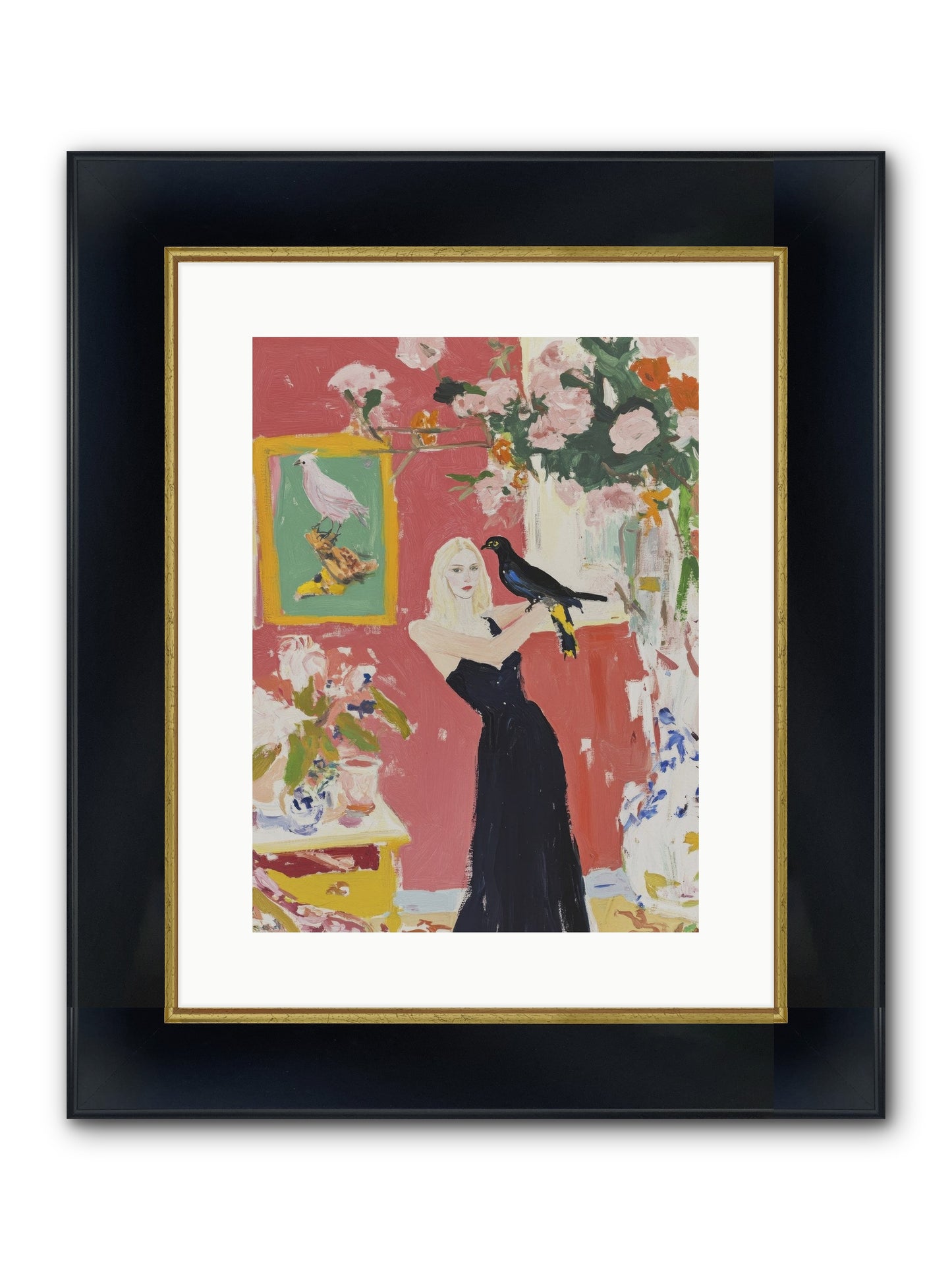 Twilight Finds Her Grace Framed Print - Wide Black w/Gold 12x16