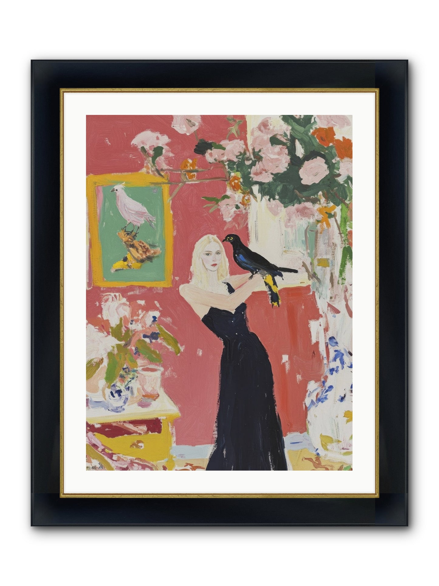 Twilight Finds Her Grace Framed Print - Wide Black w/Gold 24x32