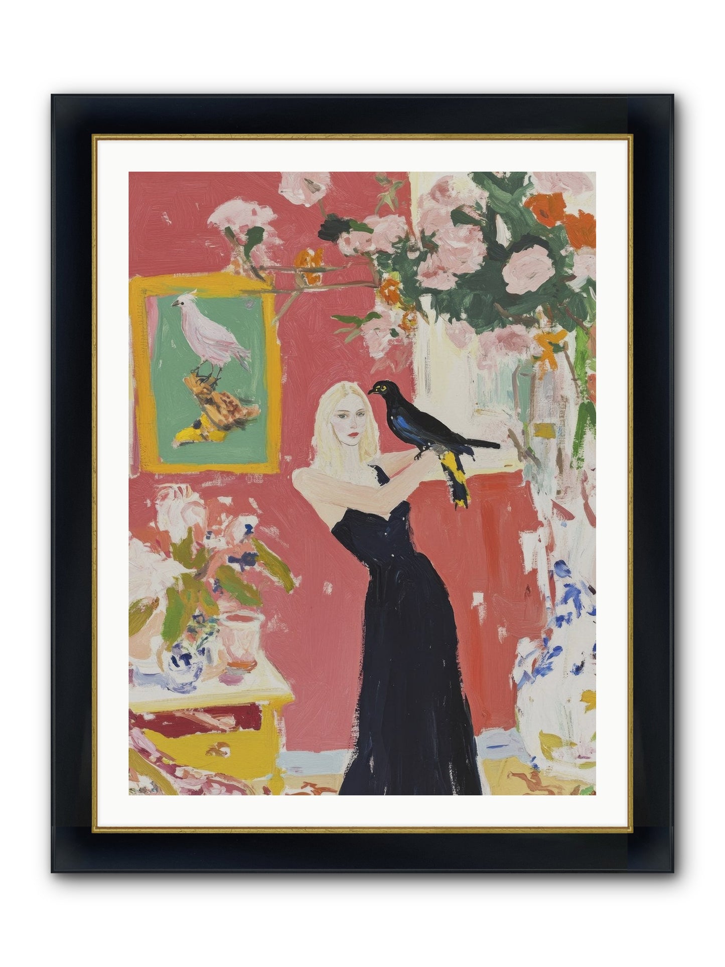 Twilight Finds Her Grace Framed Print - Wide Black w/Gold 30x40
