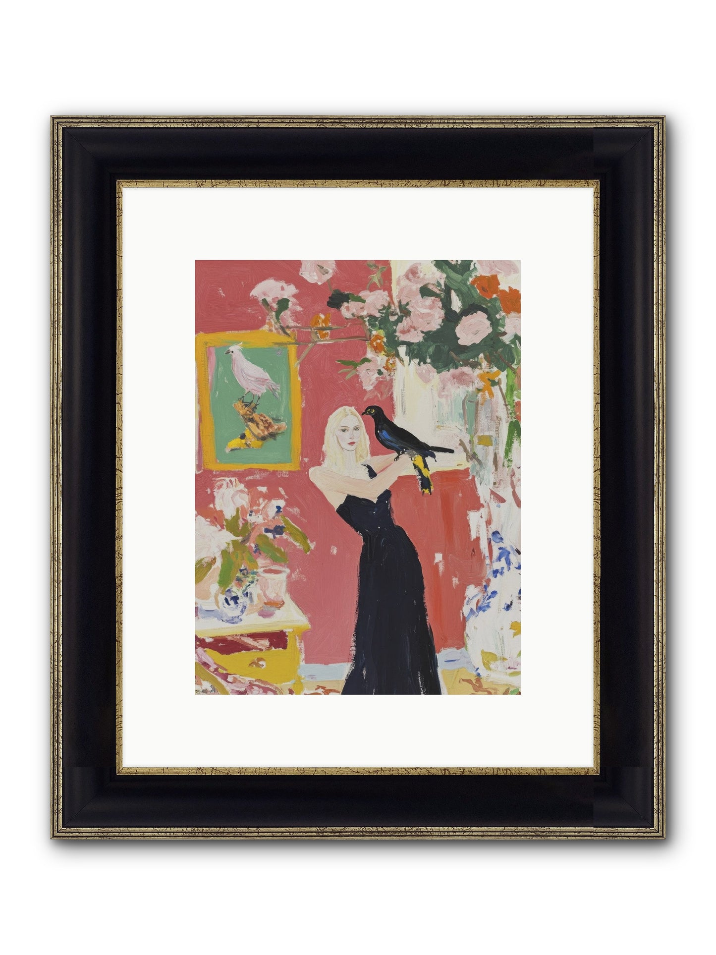Twilight Finds Her Grace Framed Print - Black & Gold 9x12