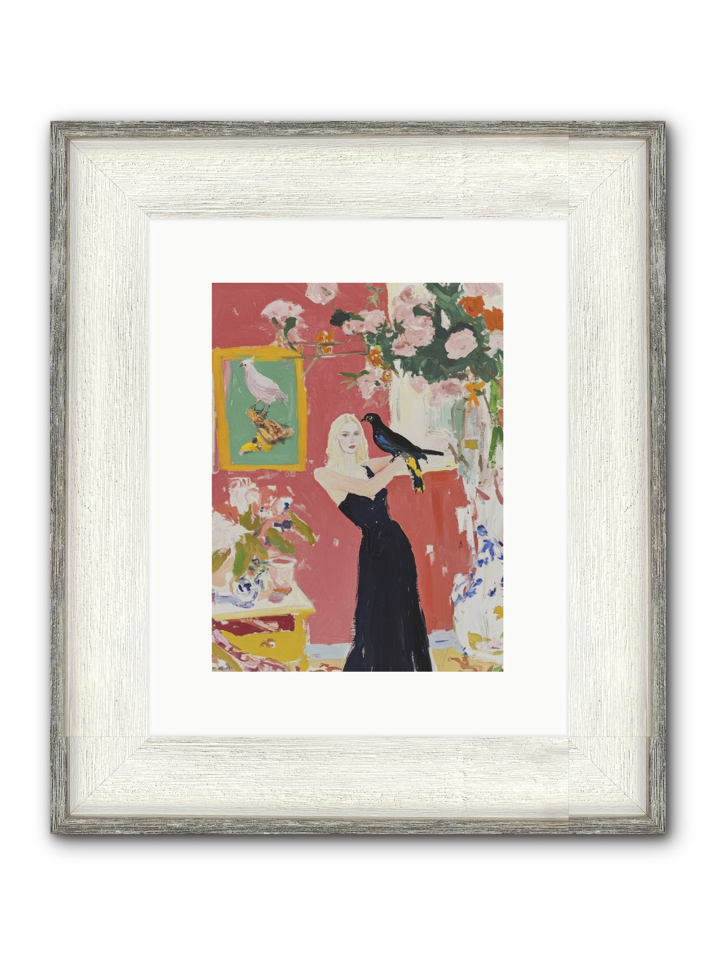 Twilight Finds Her Grace Framed Print - Driftwood White 9x12