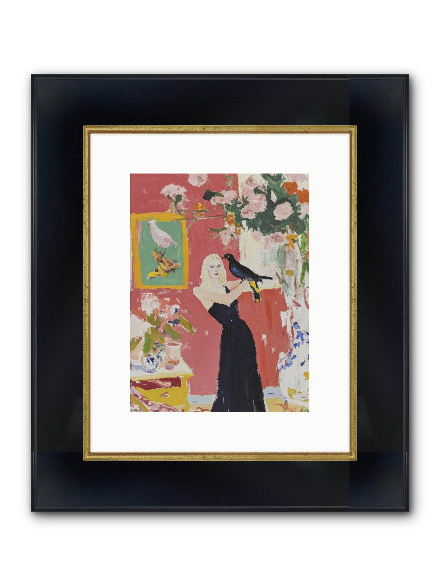 Twilight Finds Her Grace Framed Print - Wide Black w/Gold 9x12