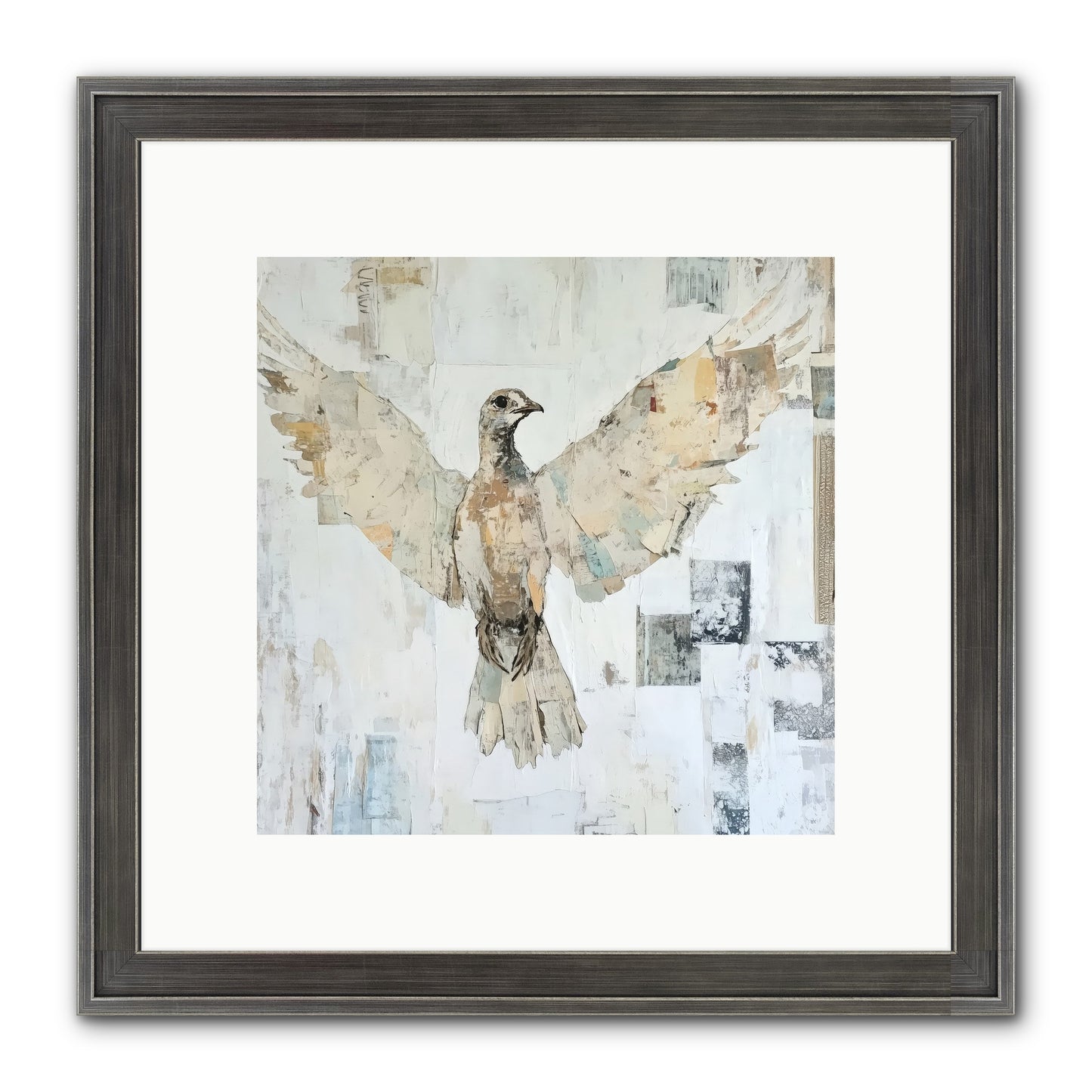 Twilight Snow Blanket Framed Print - Slimwoods Black/Silver 10x10