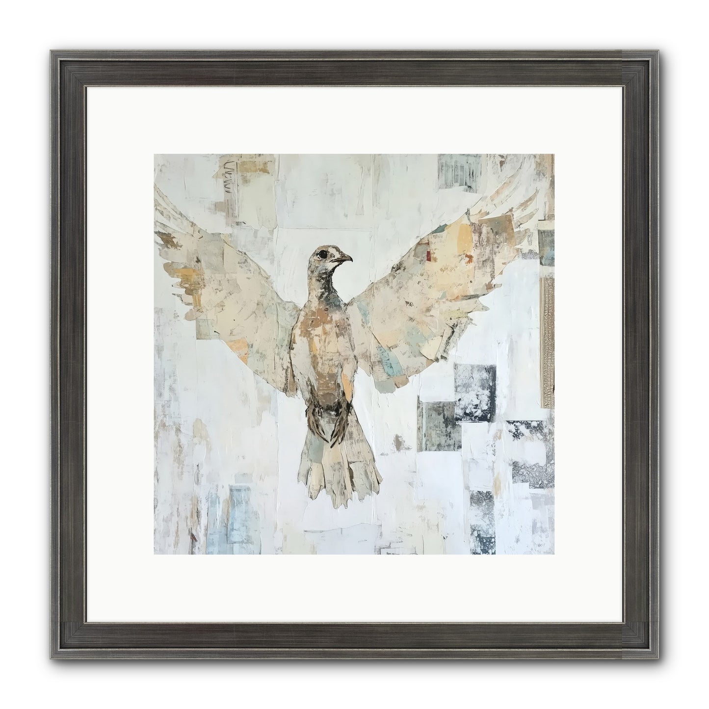 Twilight Snow Blanket Framed Print - Slimwoods Black/Silver 12x12