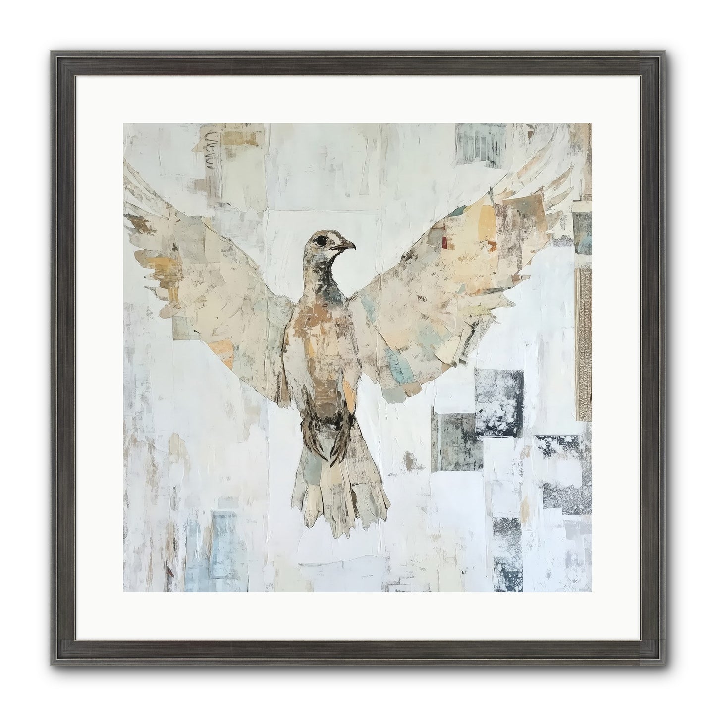 Twilight Snow Blanket Framed Print - Slimwoods Black/Silver 20x20