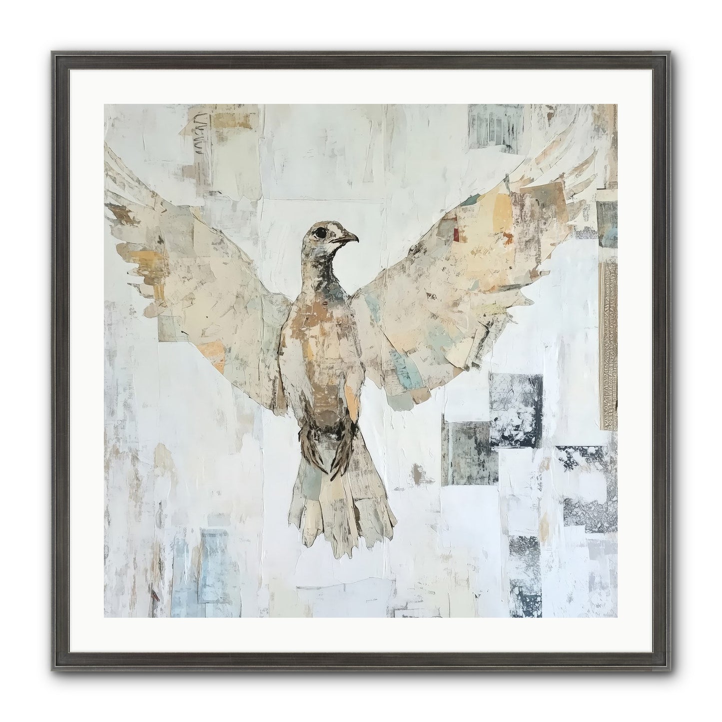 Twilight Snow Blanket Framed Print - Slimwoods Black/Silver 30x30