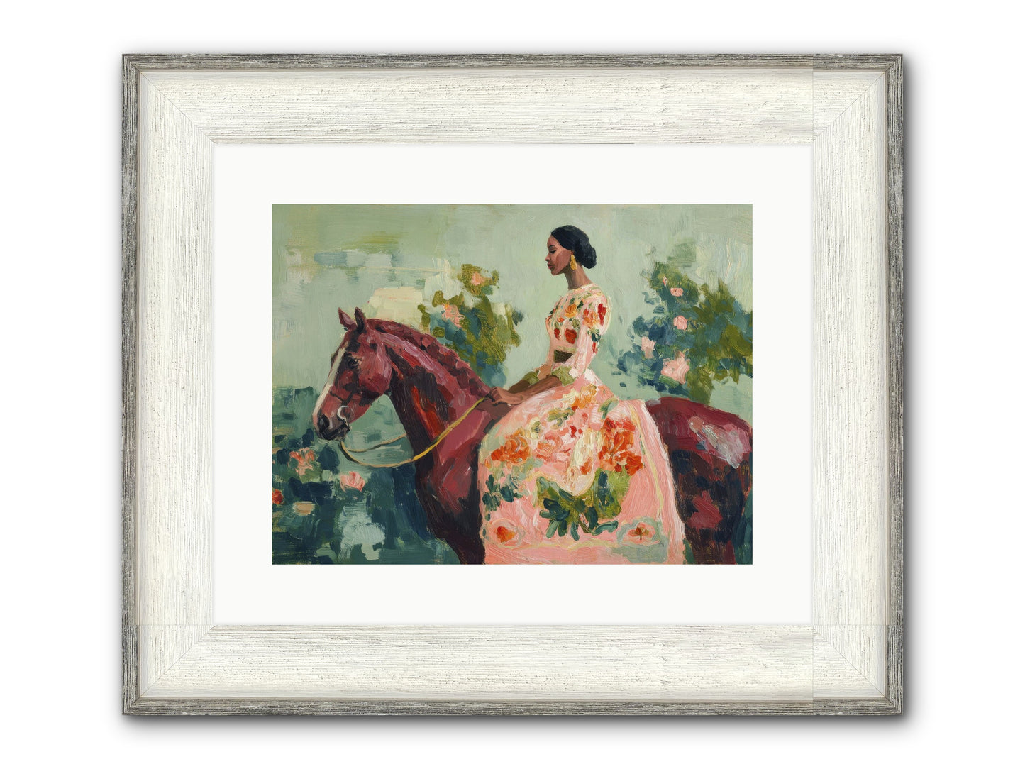 Two Days With My Beloved Framed Print - Driftwood White 16x12