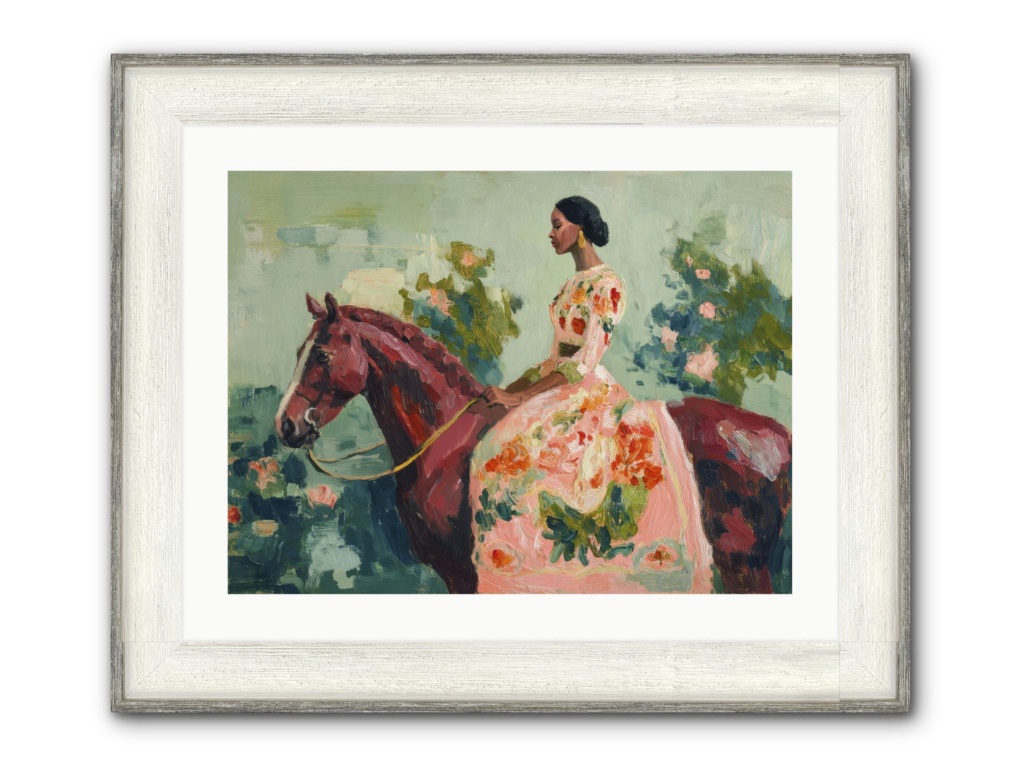 Two Days With My Beloved Framed Print - Driftwood White 24x18