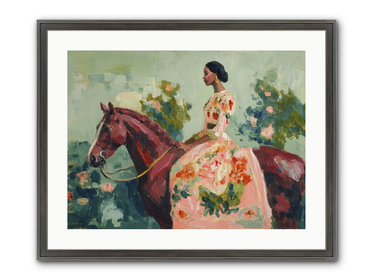 Two Days With My Beloved Framed Print - Slimwoods Black/Silver 24x18