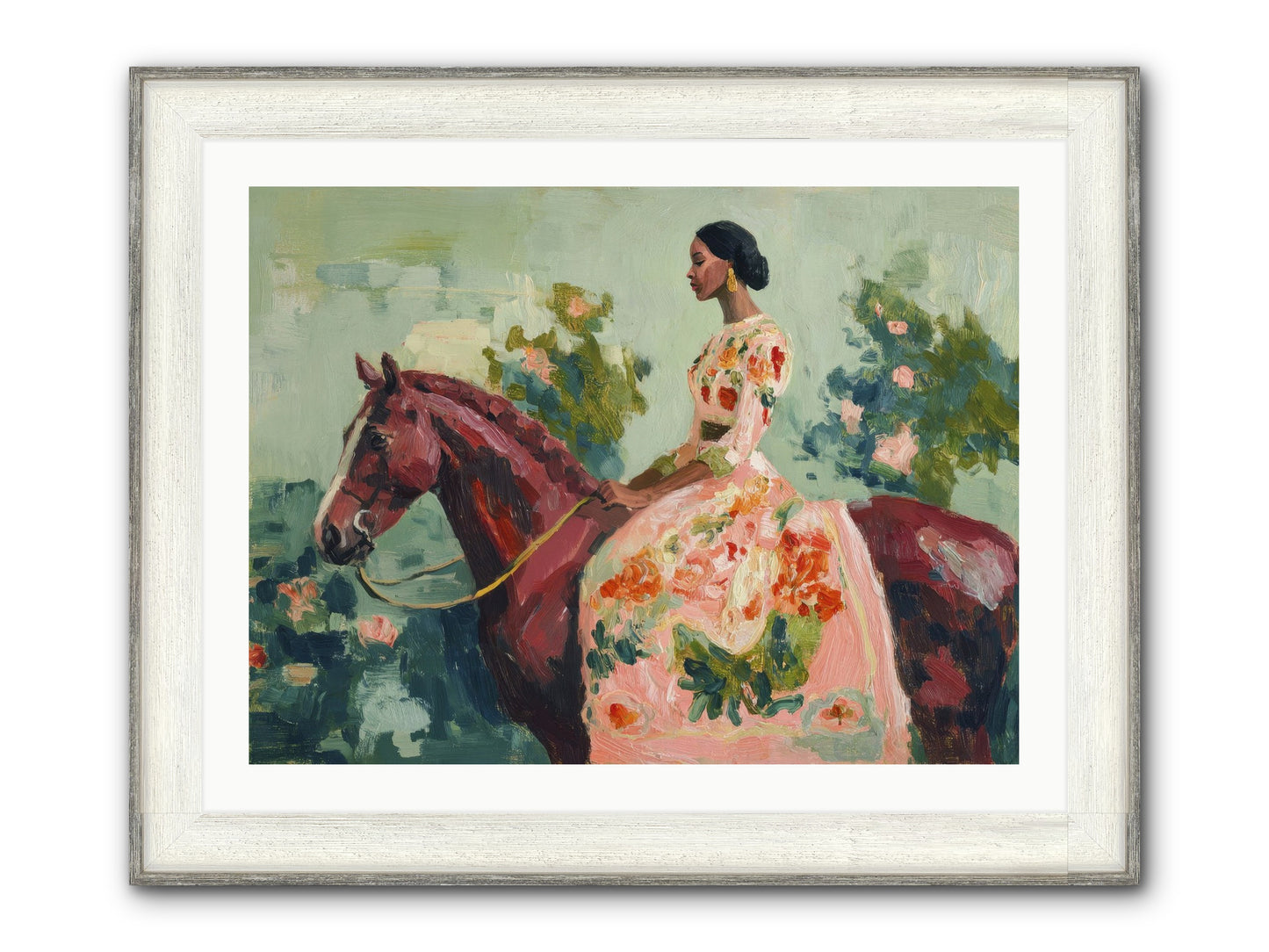 Two Days With My Beloved Framed Print - Driftwood White 32x24