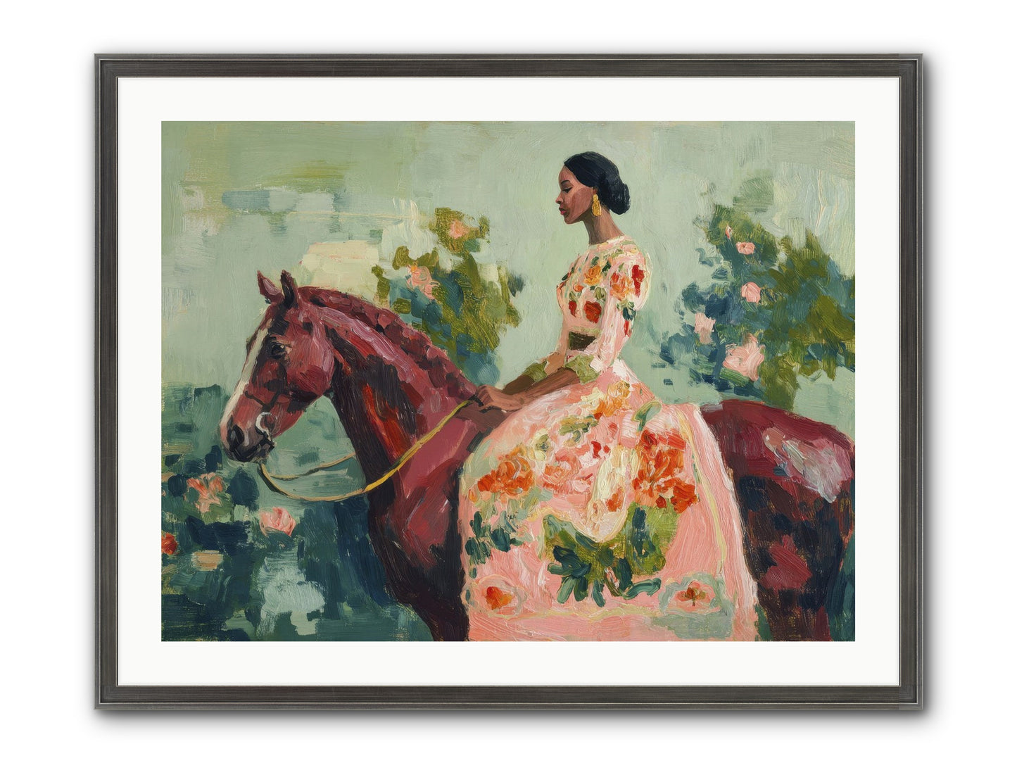 Two Days With My Beloved Framed Print - Slimwoods Black/Silver 32x24