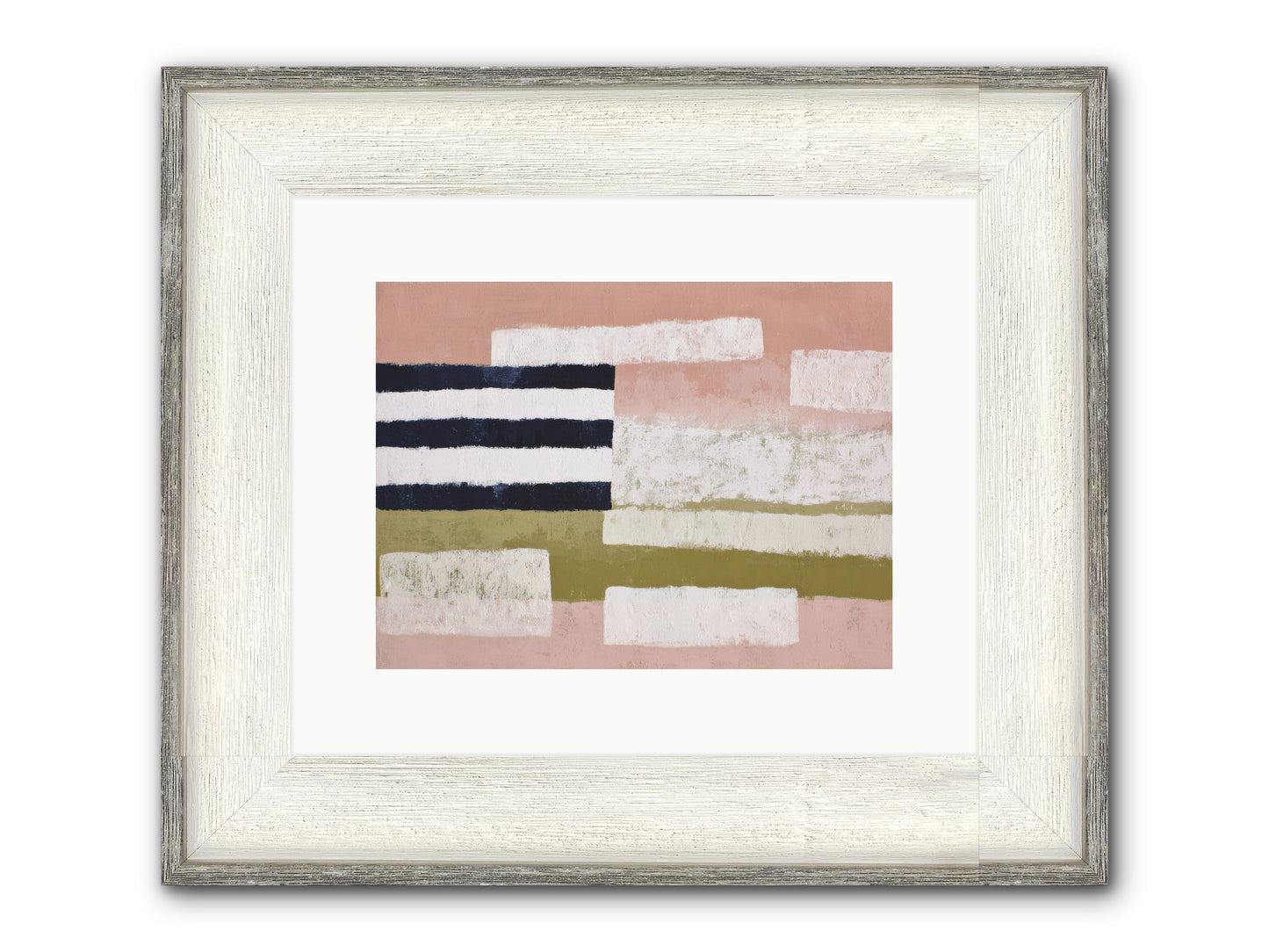 Umberly Framed Print - Driftwood White 12x9