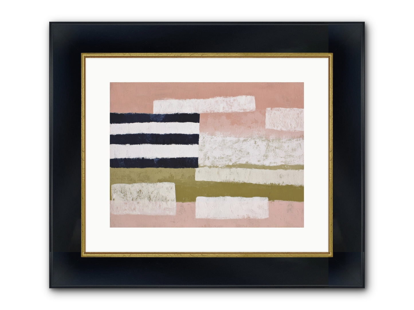 Umberly Framed Print - Wide Black w/Gold 16x12