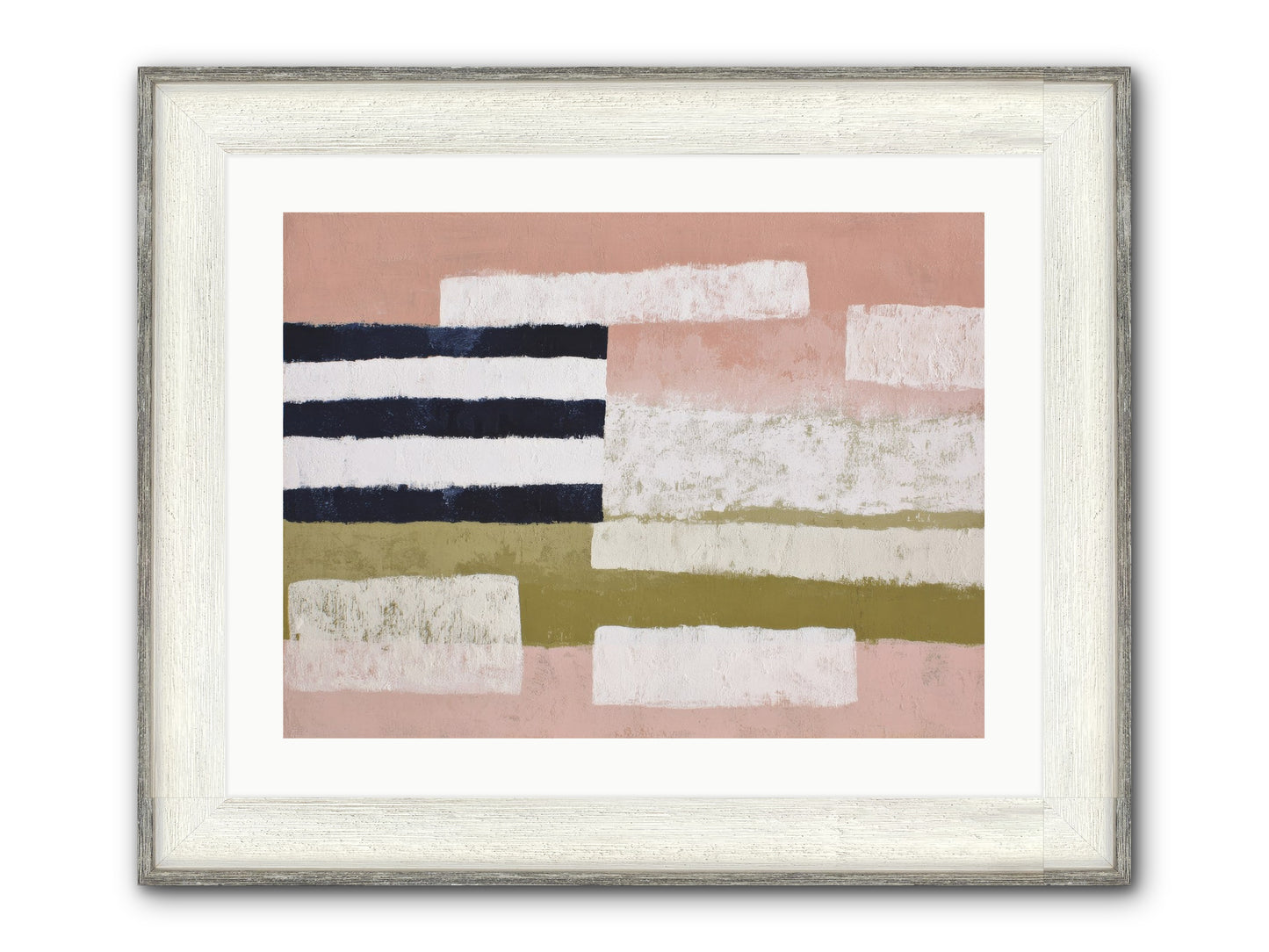 Umberly Framed Print - Driftwood White 24x18