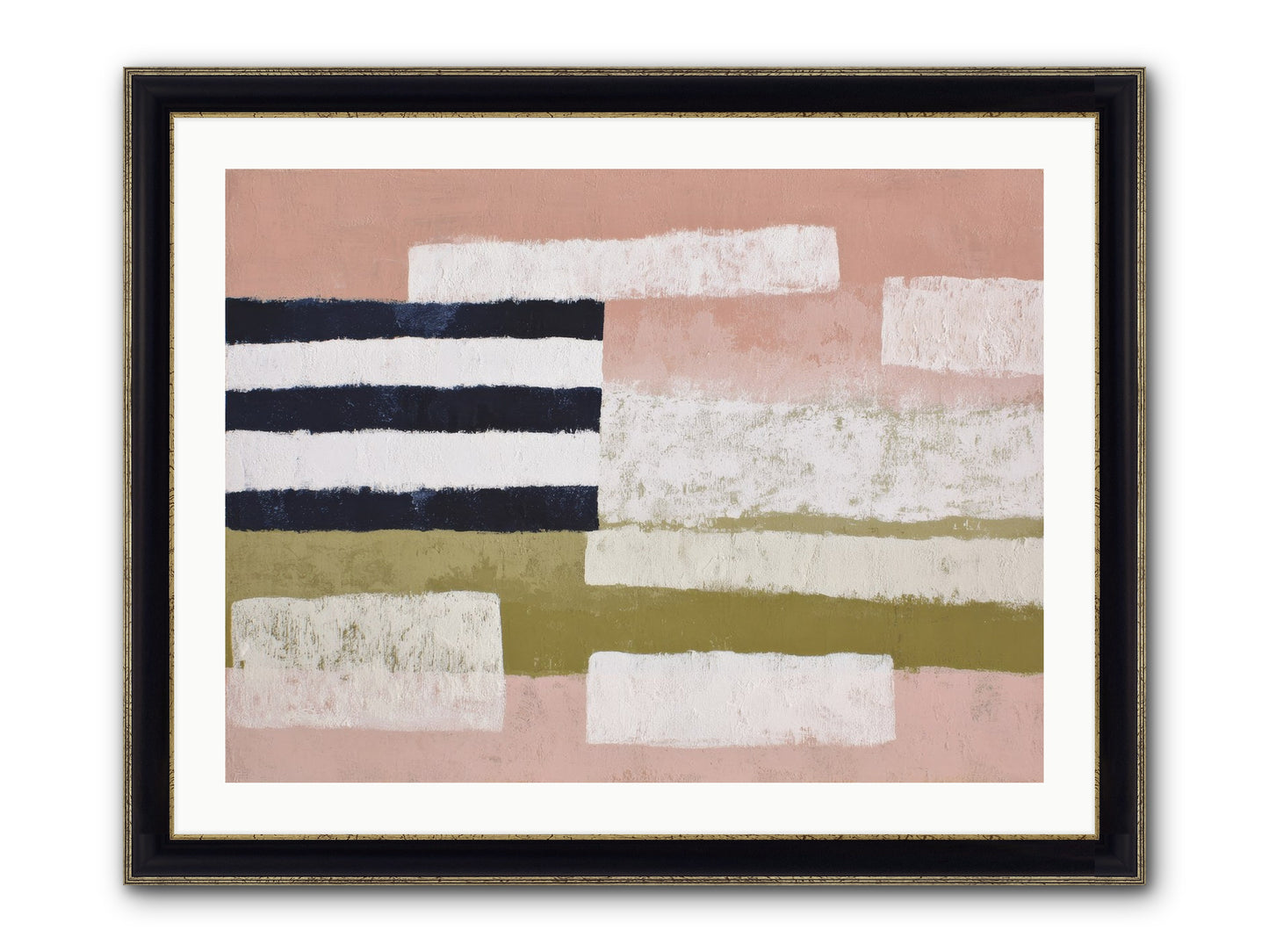 Umberly Framed Print - Black & Gold 32x24