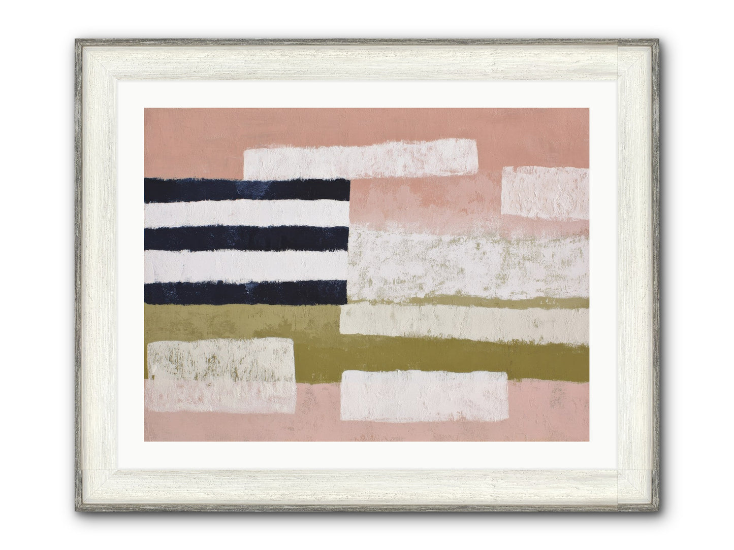 Umberly Framed Print - Driftwood White 32x24