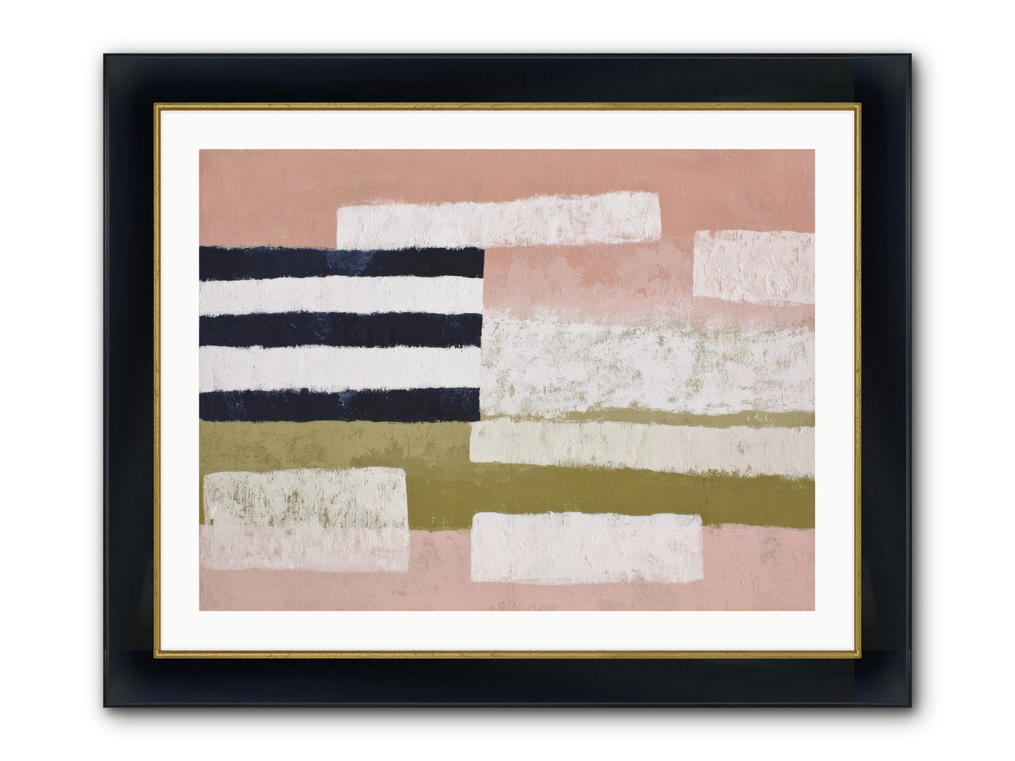 Umberly Framed Print - Wide Black w/Gold 32x24