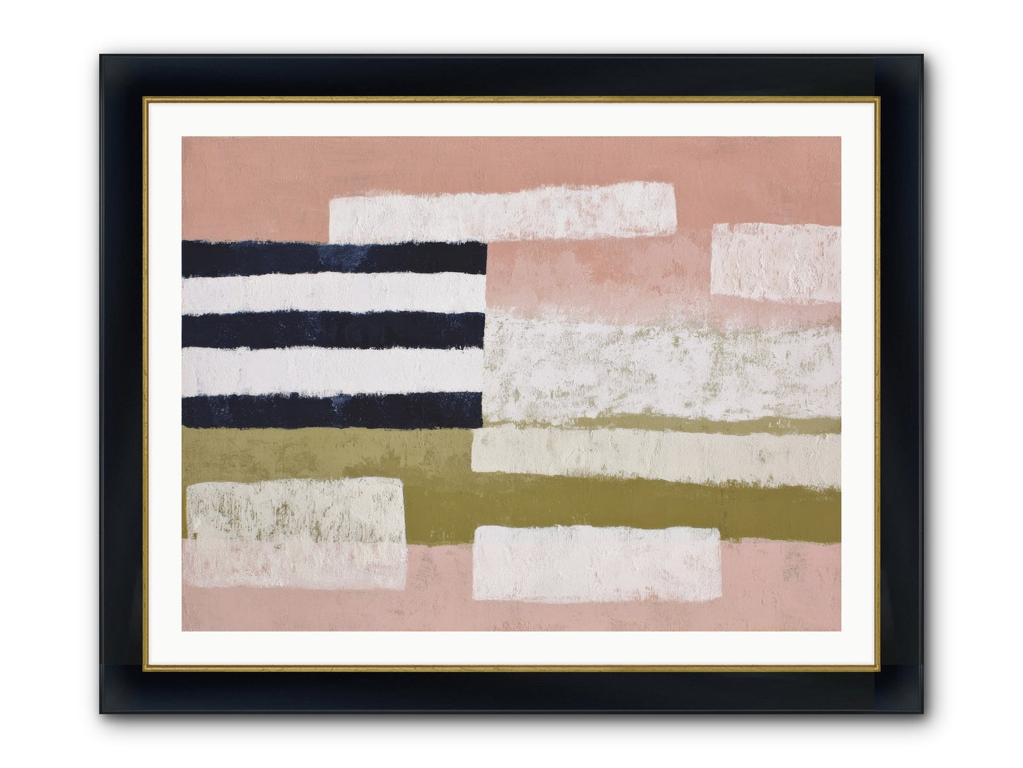 Umberly Framed Print - Wide Black w/Gold 40x30