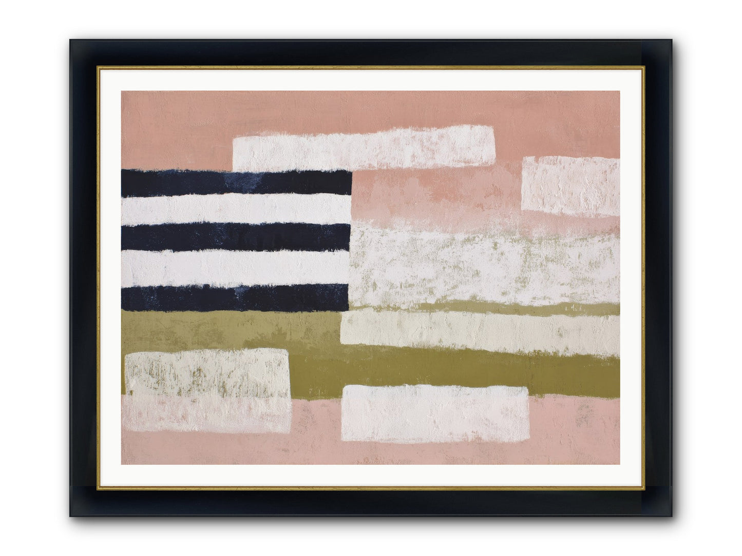 Umberly Framed Print - Wide Black w/Gold 48x36