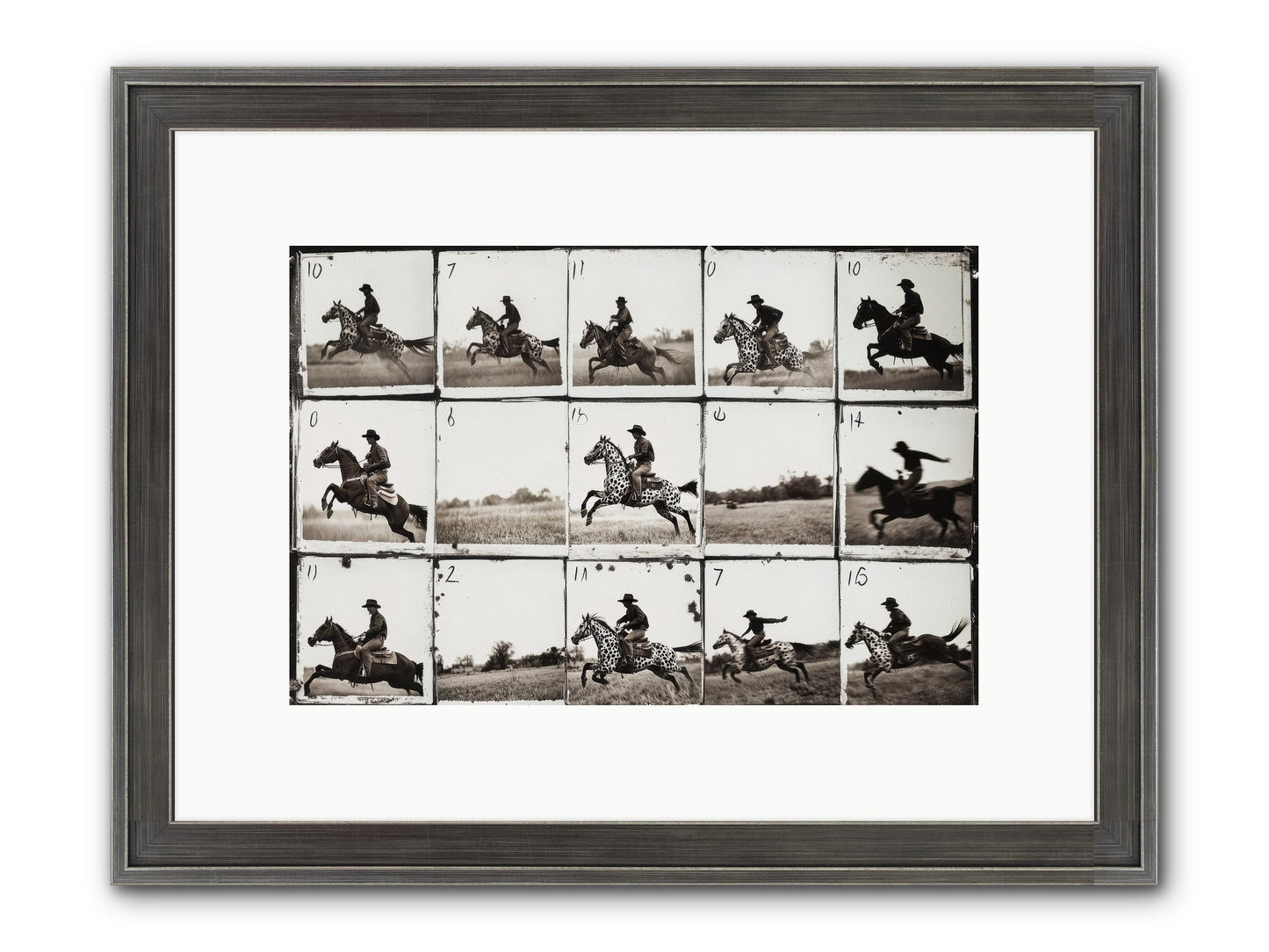 Unbridled Spirit Framed Print - Slimwoods Black/Silver 12x8