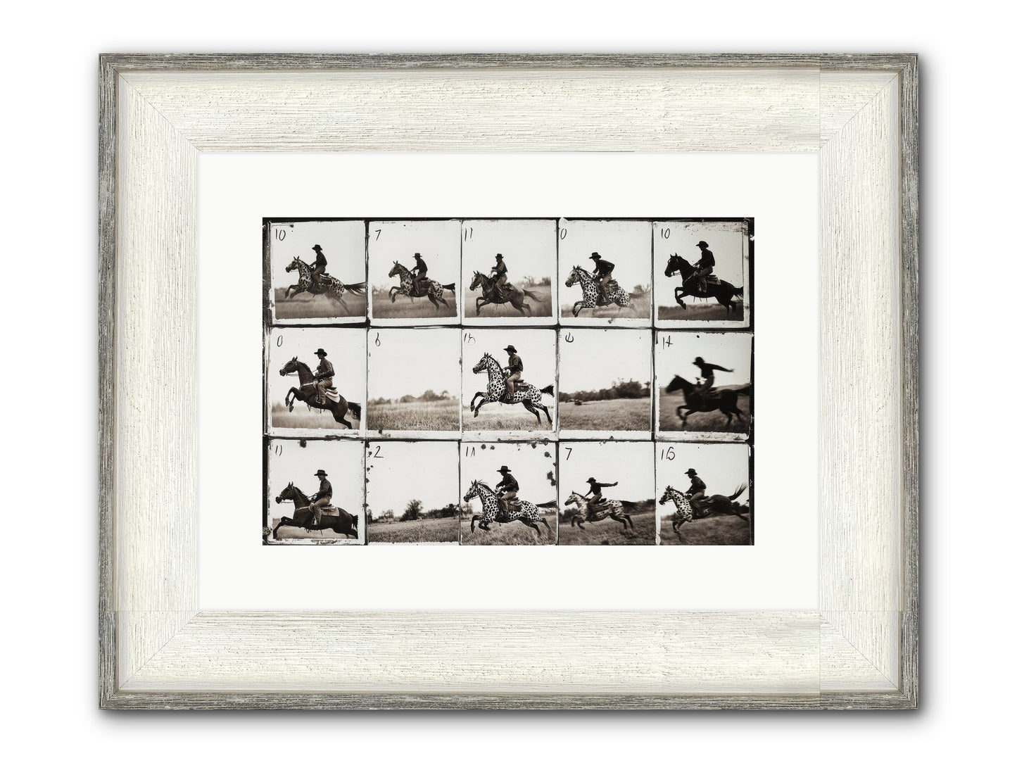 Unbridled Spirit Framed Print - Driftwood White 15x10
