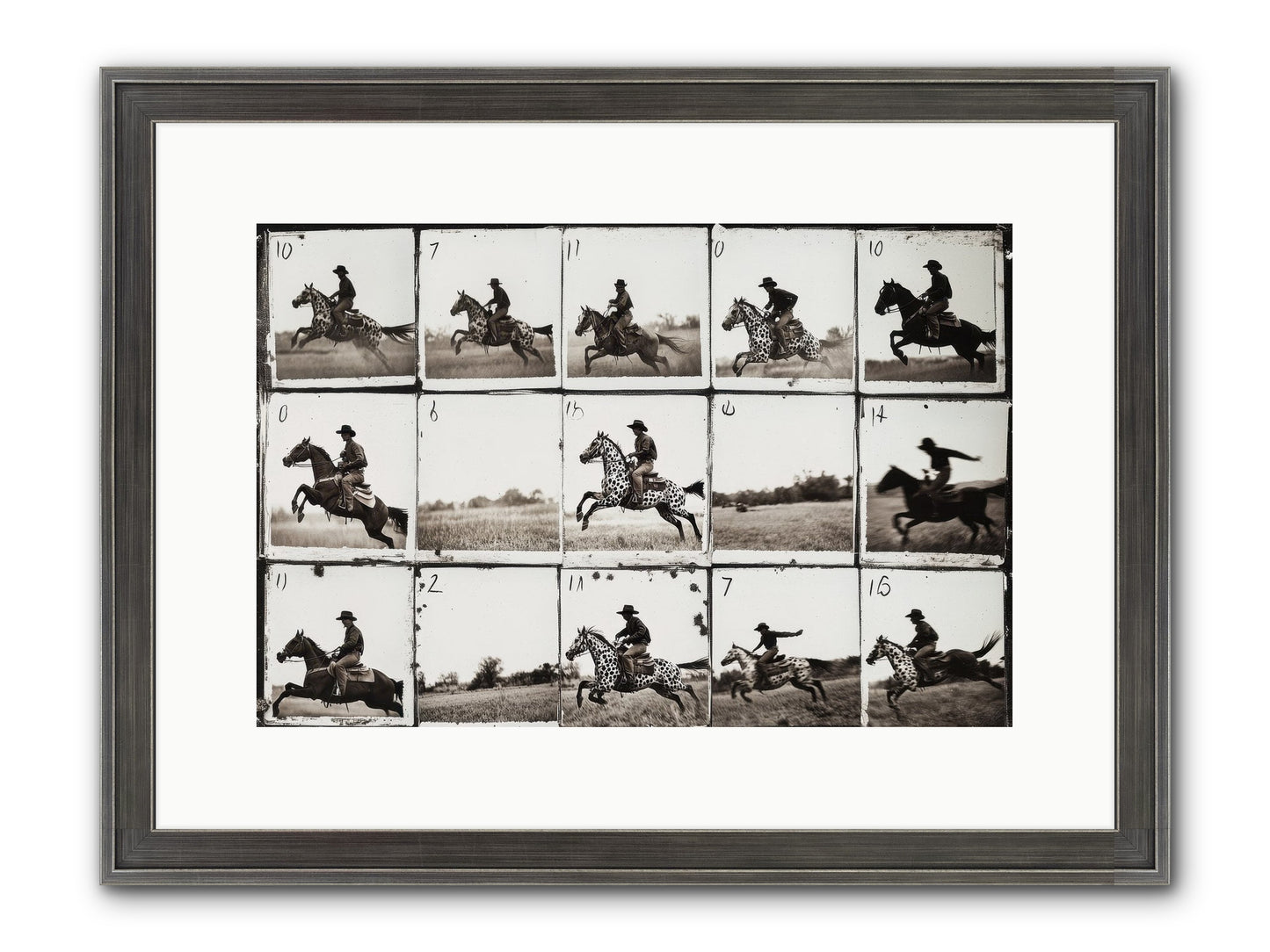 Unbridled Spirit Framed Print - Slimwoods Black/Silver 15x10