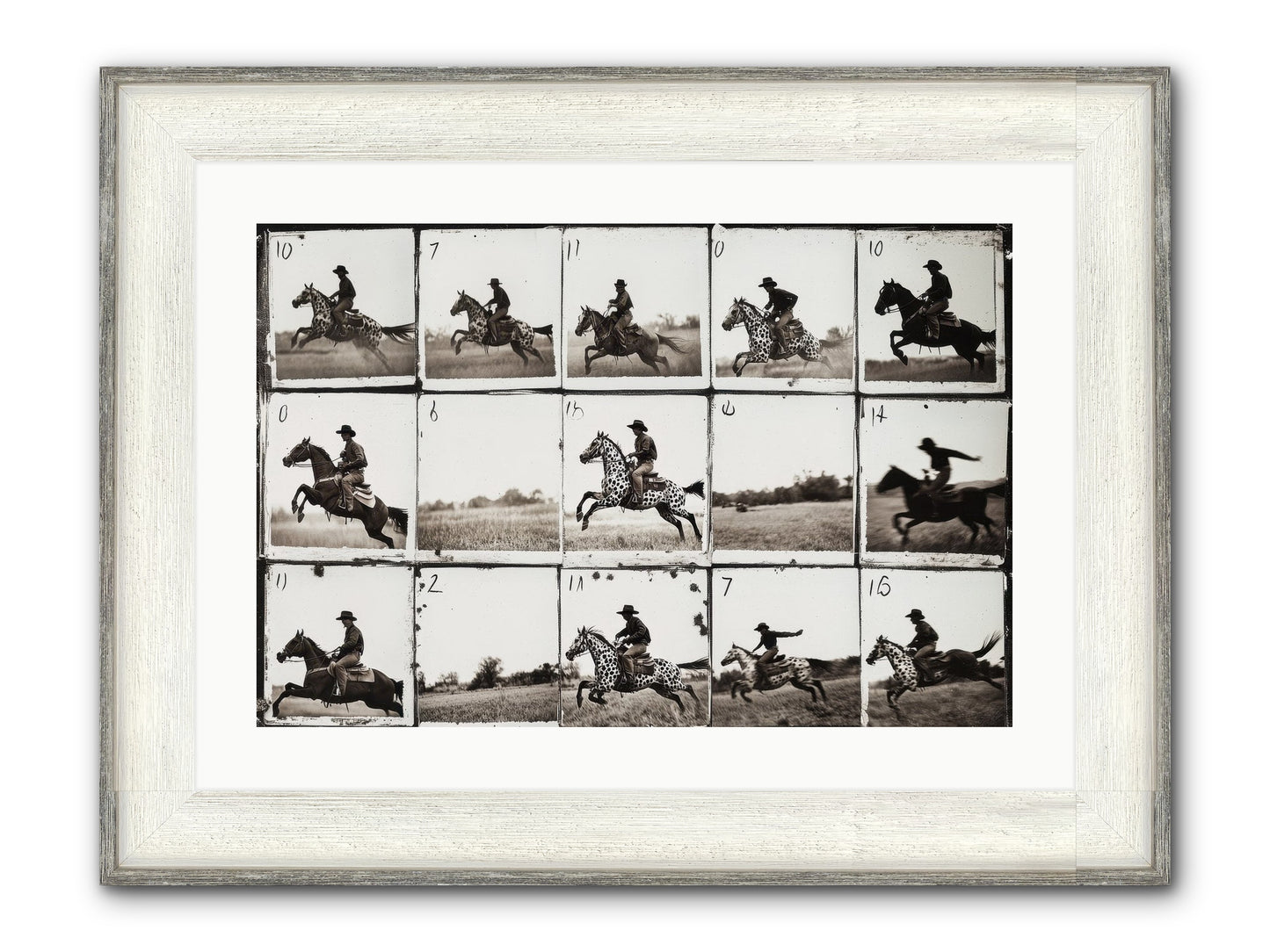 Unbridled Spirit Framed Print - Driftwood White 24x16