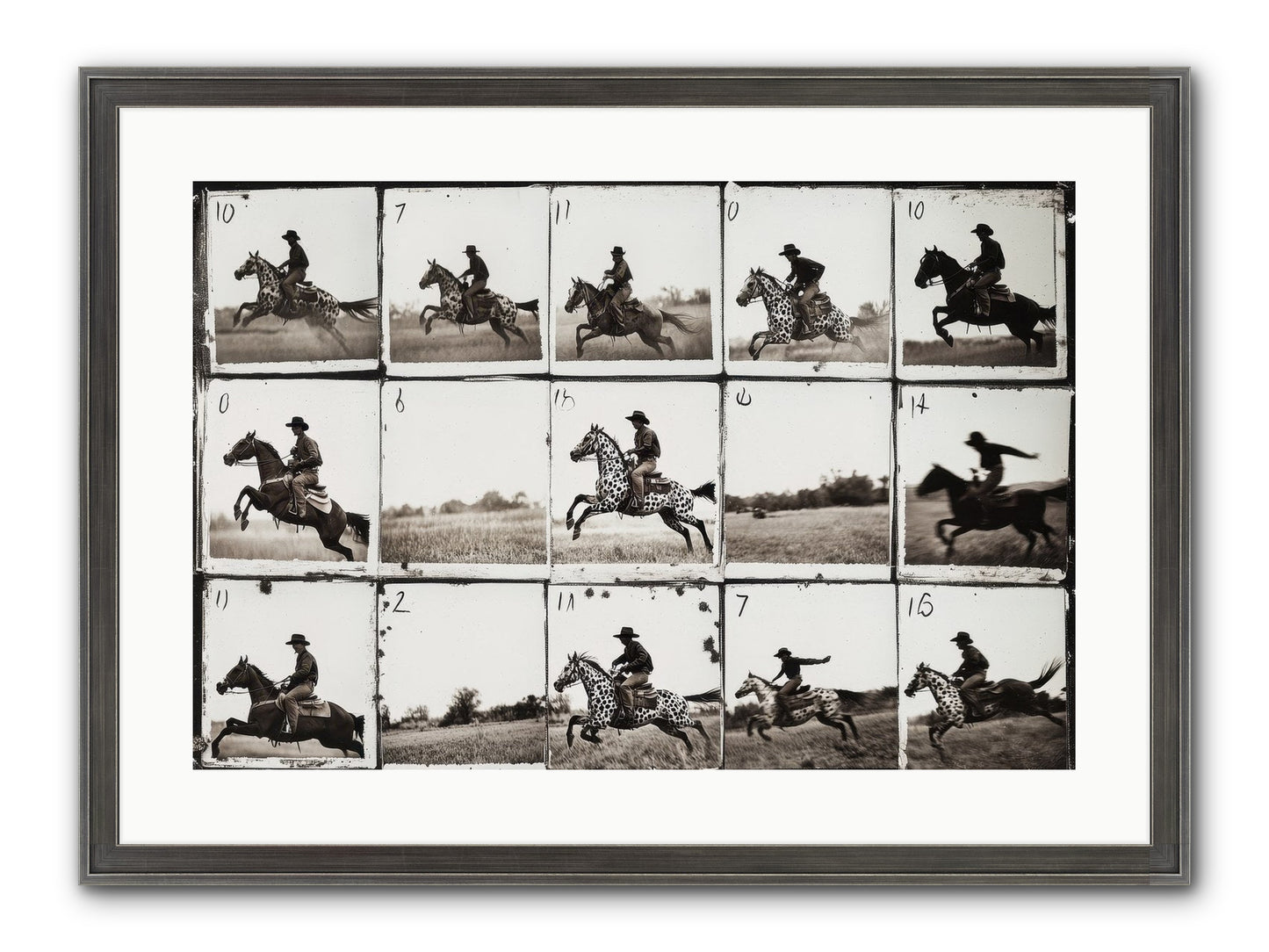 Unbridled Spirit Framed Print - Slimwoods Black/Silver 24x16