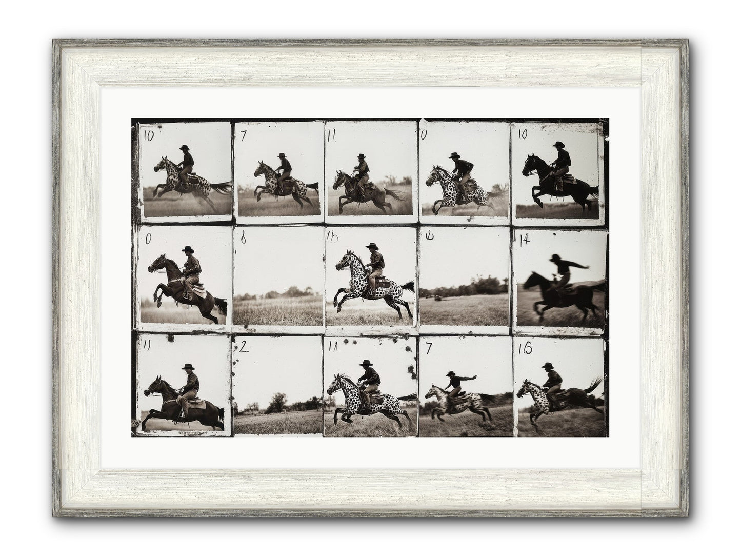 Unbridled Spirit Framed Print - Driftwood White 30x20