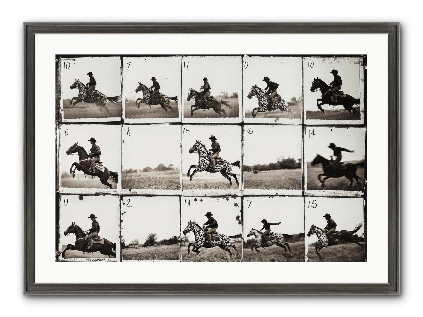 Unbridled Spirit Framed Print - Slimwoods Black/Silver 30x20