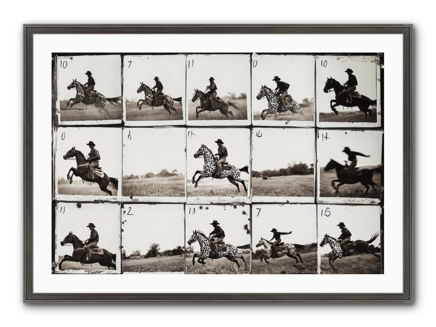 Unbridled Spirit Framed Print - Slimwoods Black/Silver 36x24