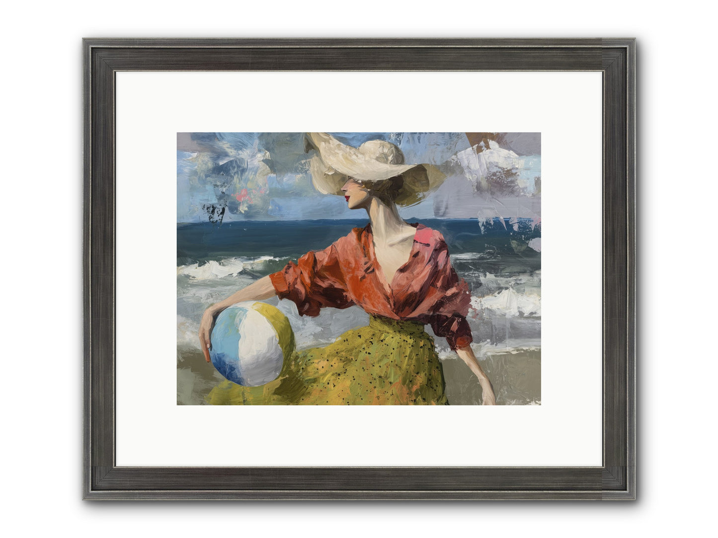 Under Gentle Wind Framed Print - Slimwoods Black/Silver 12x9