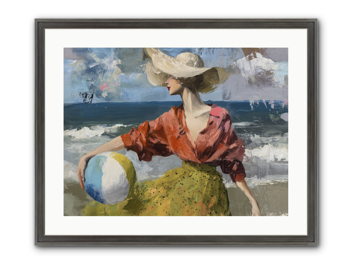 Under Gentle Wind Framed Print - Slimwoods Black/Silver 24x18