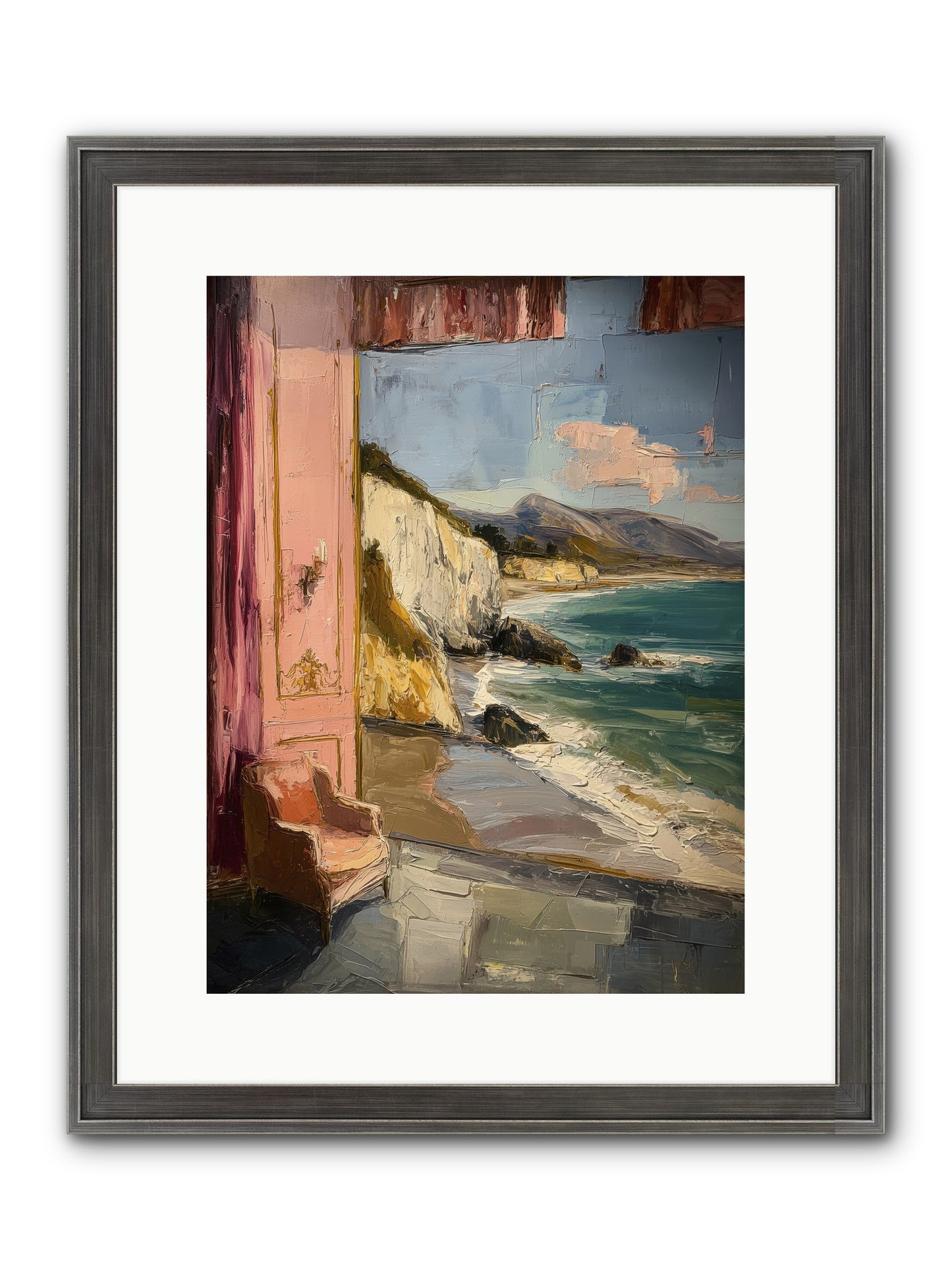 Under Jasmine Skies Framed Print - Slimwoods Black/Silver 12x16