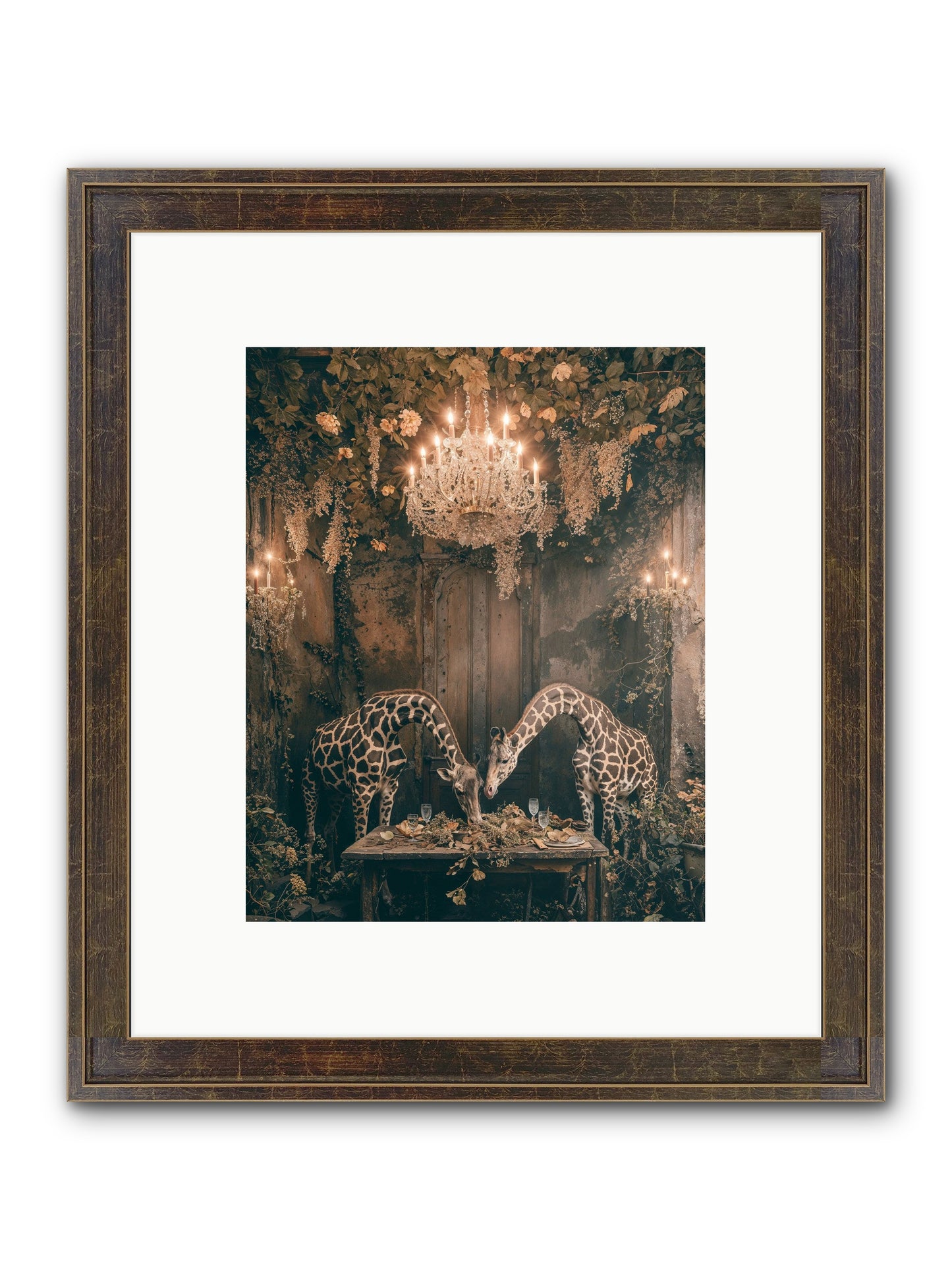 Une Soiree Framed Print - Slimwoods Black/Gold 8x10