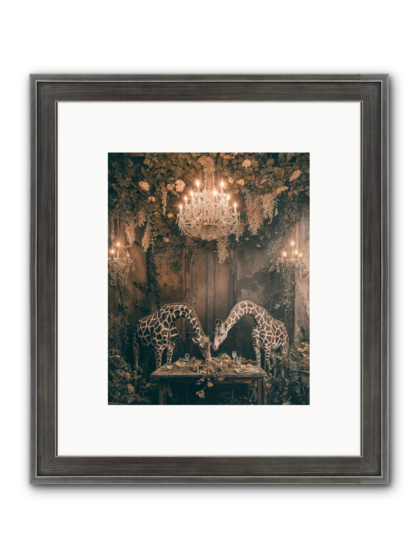 Une Soiree Framed Print - Slimwoods Black/Silver 8x10
