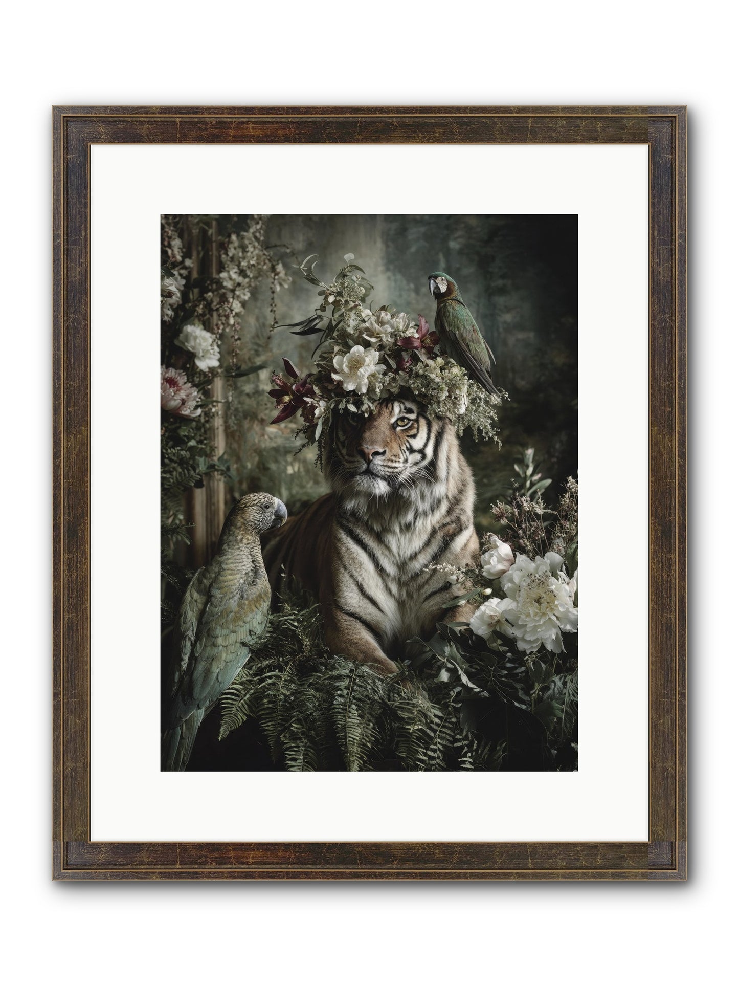 Unspoken Poem Framed Print - Slimwoods Black/Gold 12x16